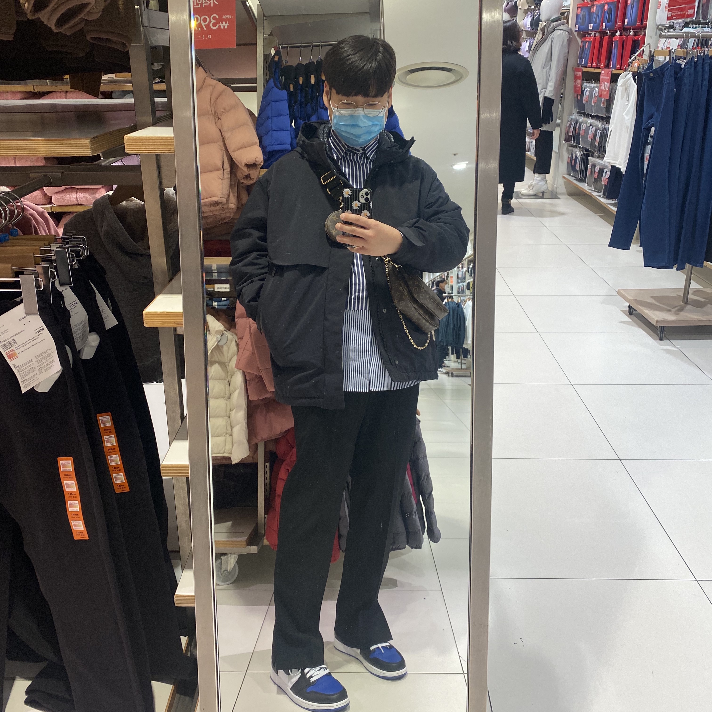 Jordan 1 Retro High OG Royal Toe 착용 스타일