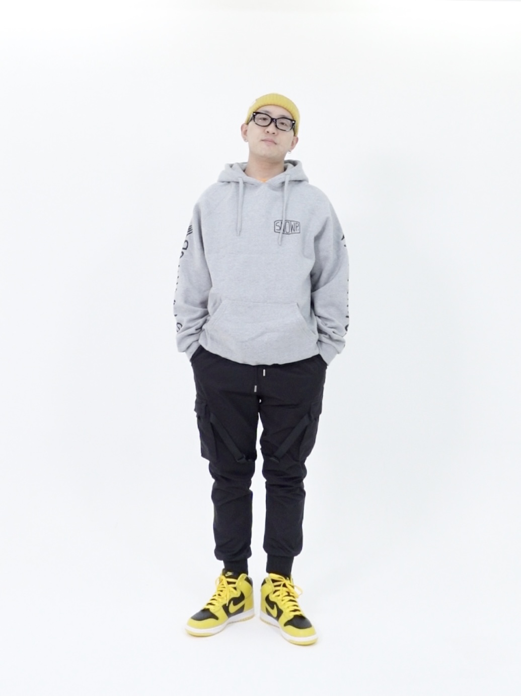 Nike Dunk High SP Varsity Maize 착용 스타일 - 1