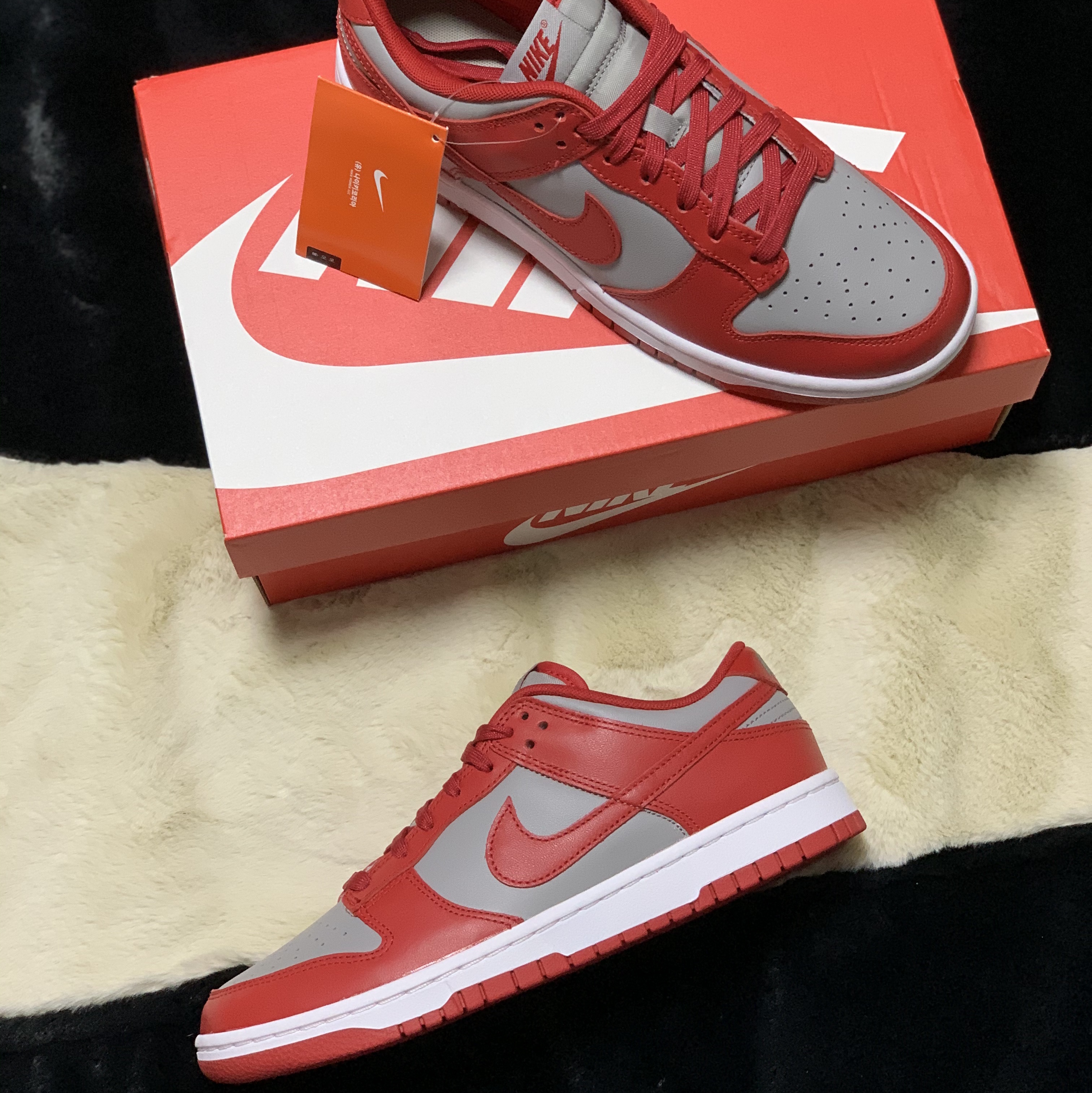 Nike Dunk Low Retro Medium Grey 착용 스타일 - 1