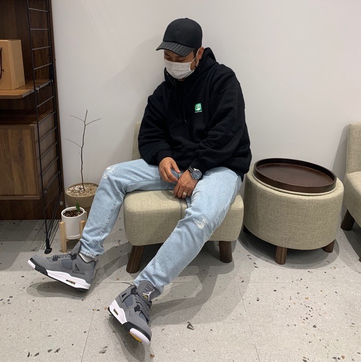 Jordan 4 Retro Cool Grey 2019 착용 스타일