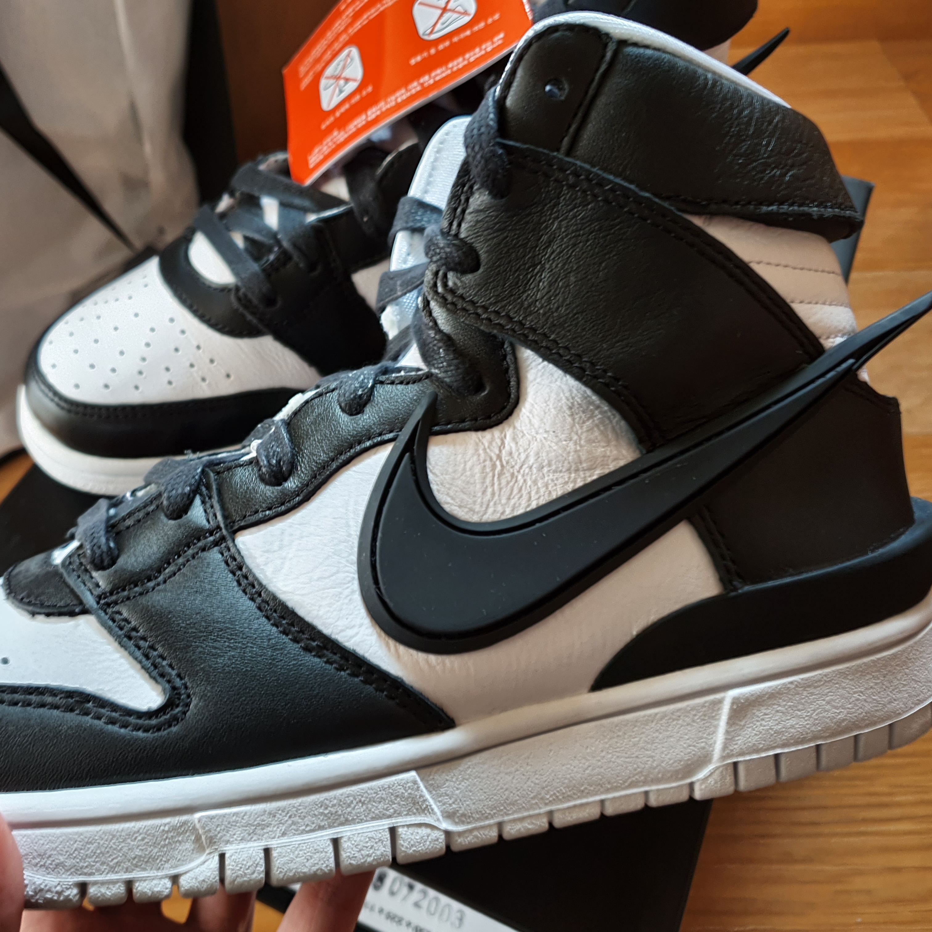 Nike x Ambush Dunk High Black 착용 스타일