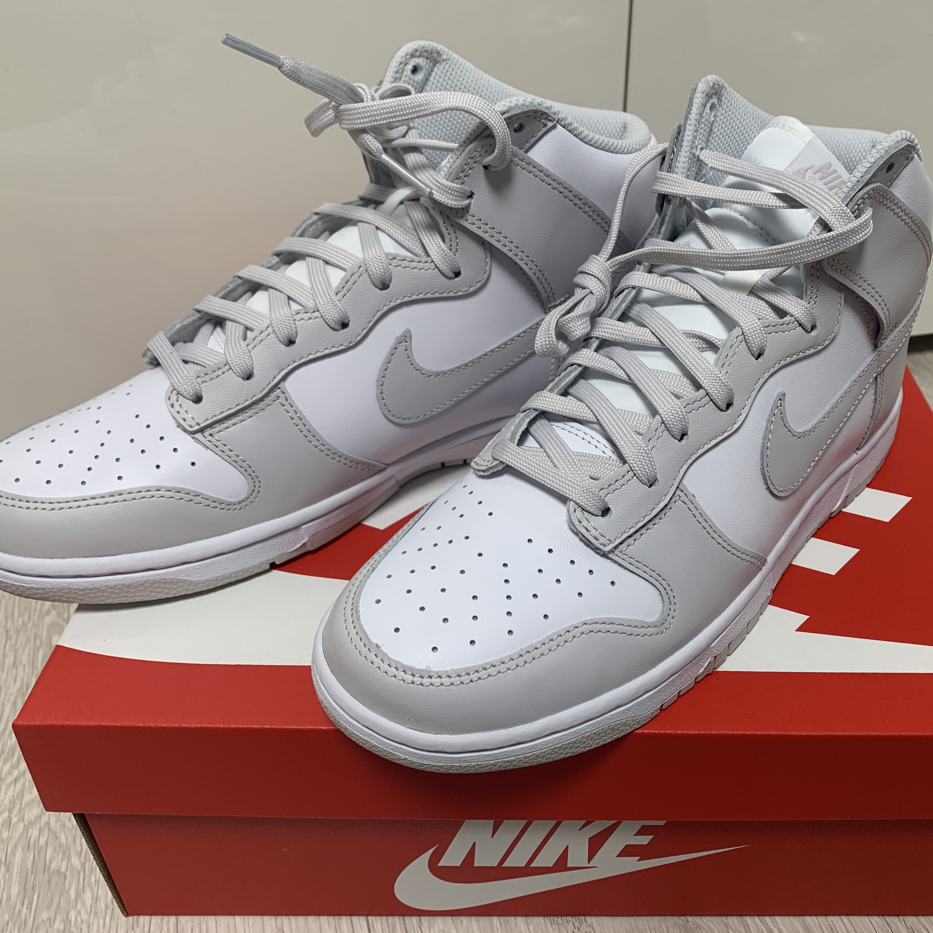 Nike Dunk High Retro Vast Grey 착용 스타일