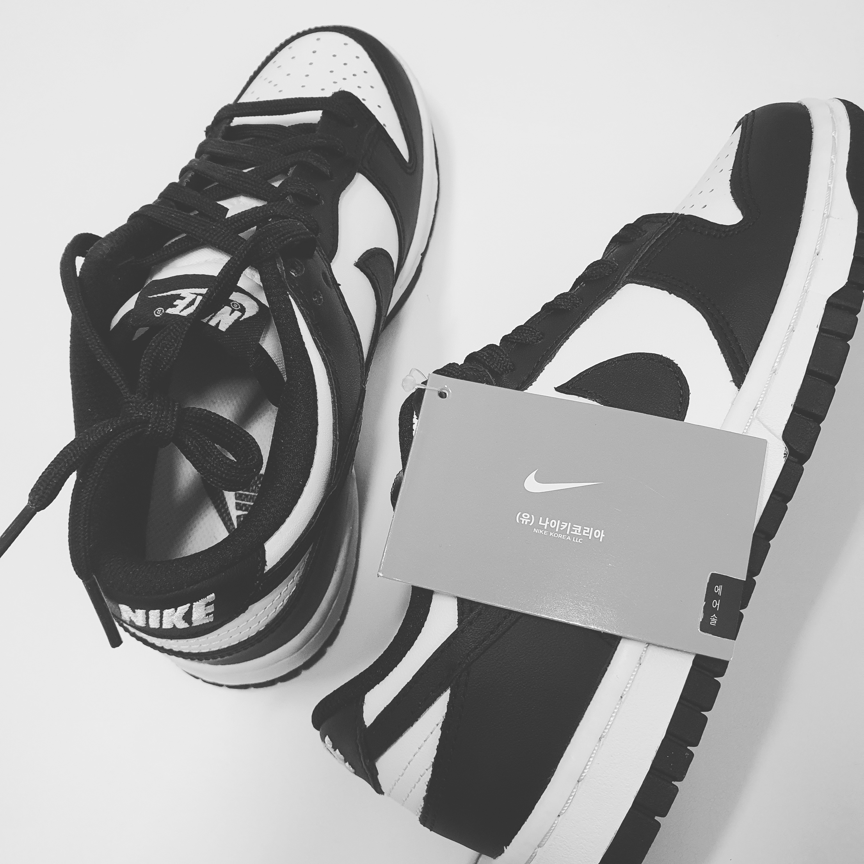 (W) Nike Dunk Low Black 착용 스타일