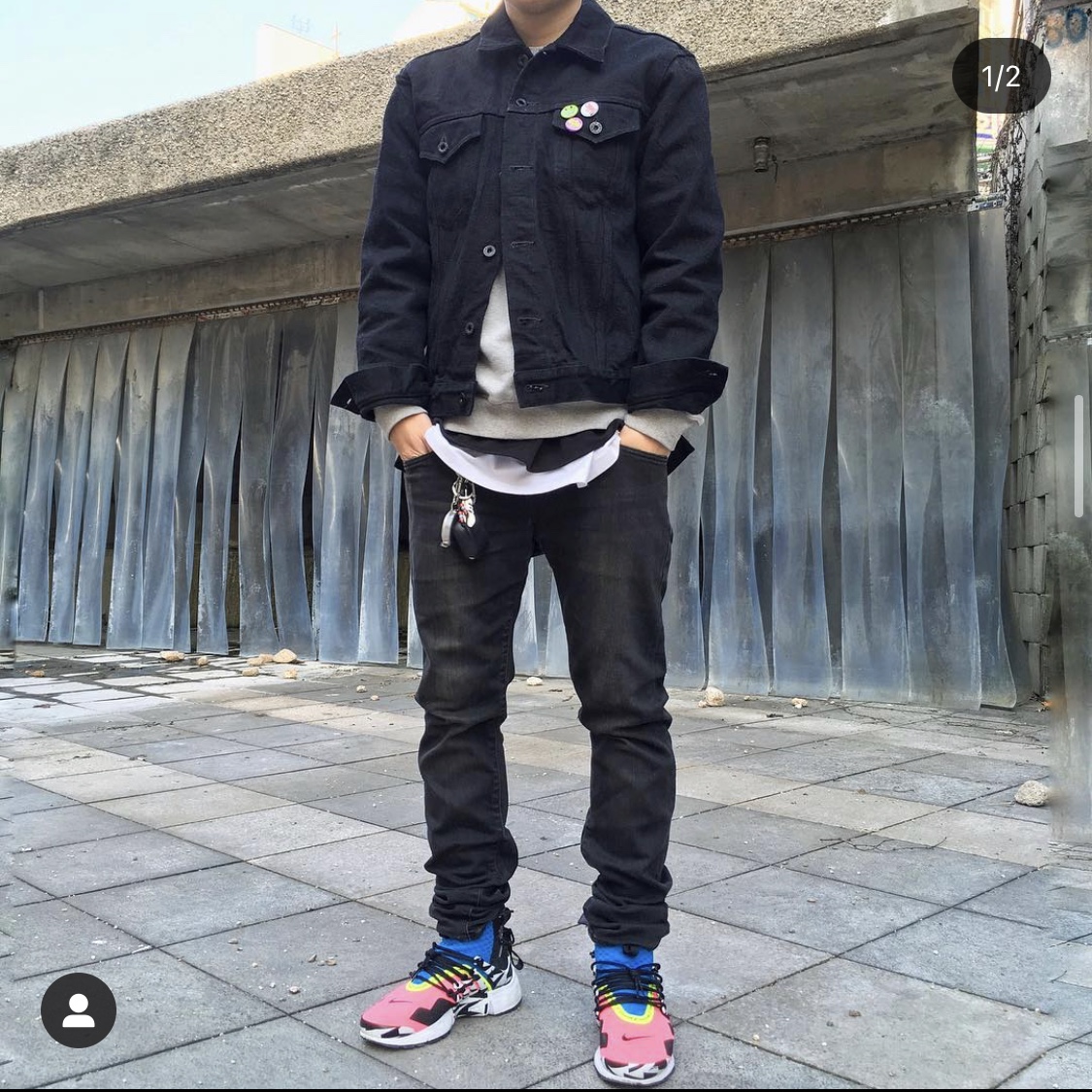 Nike x Acronym Air Presto Mid Racer Pink 착용 스타일