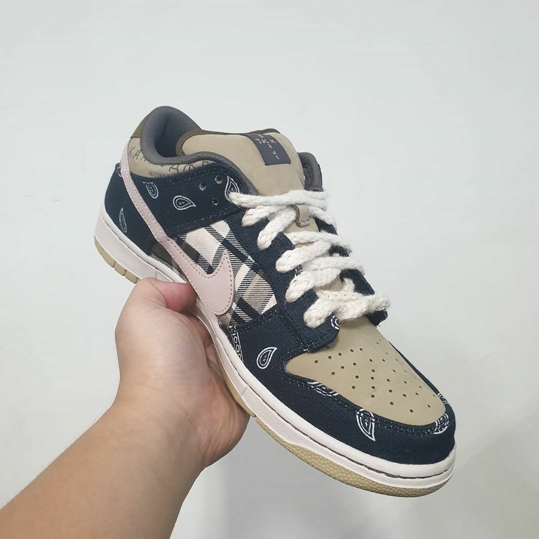 Nike x Off-White Dunk Low Pine Green, Nike x Travis Scott SB Dunk Low 착용 스타일 - 2