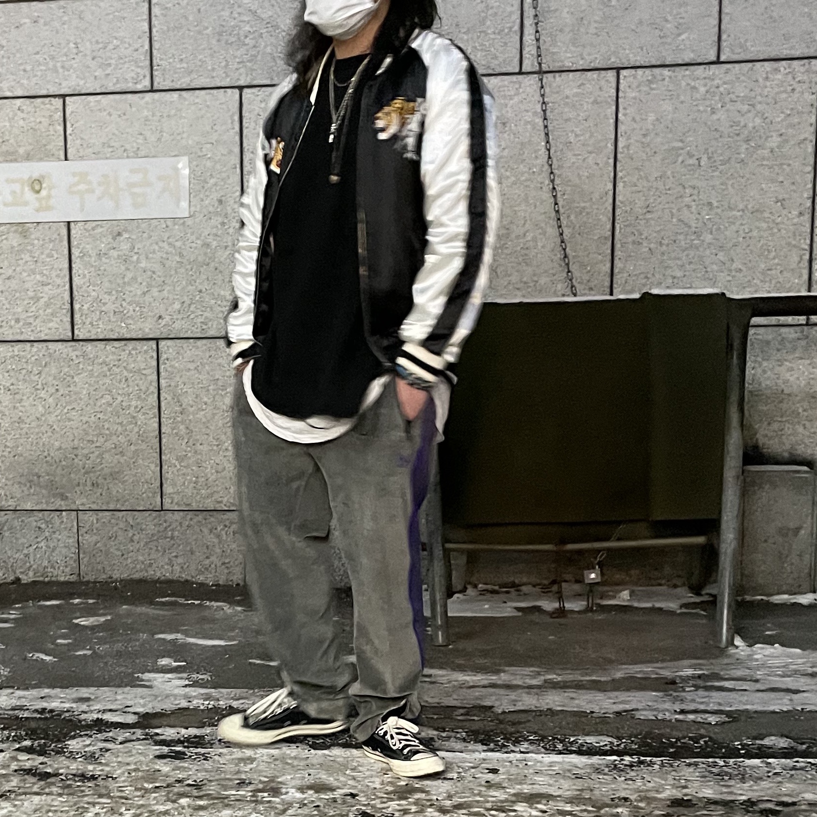 Converse Chuck 70 Hi Black 착용 스타일