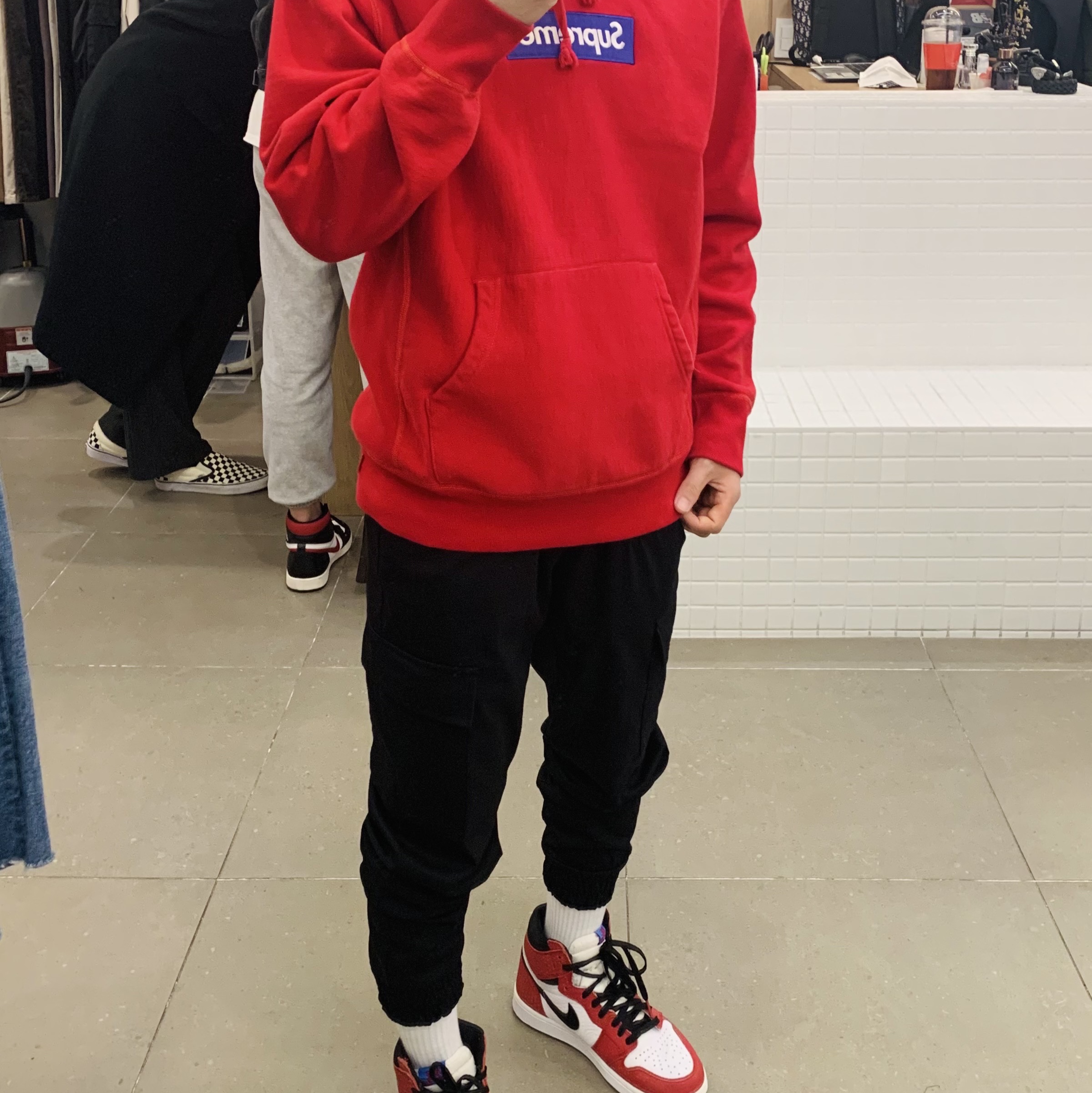 Jordan 1 Retro High Spider-Man Origin Story 착용 스타일