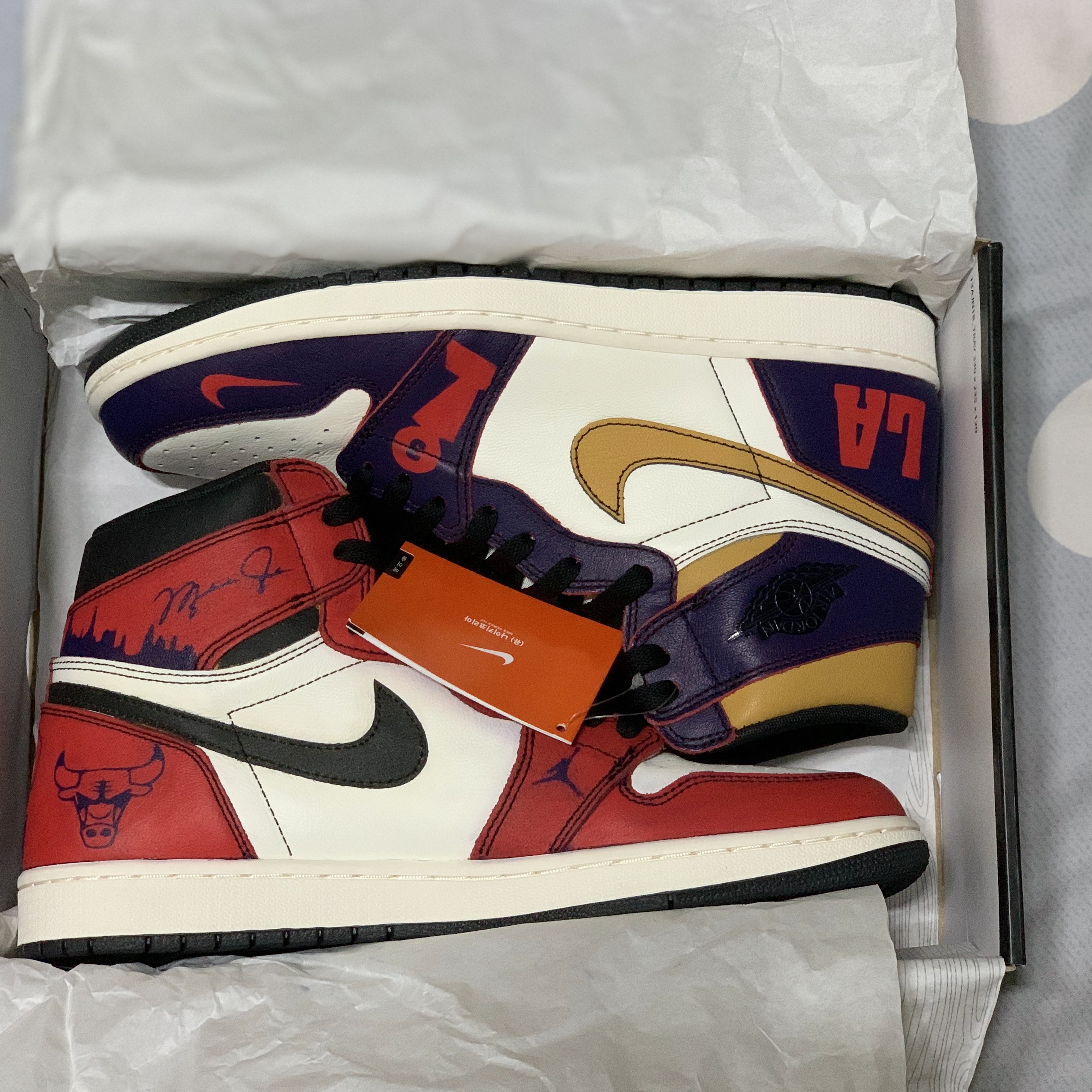 Jordan 1 Retro High OG Defiant SB LA to Chicago 착용 스타일 - 5