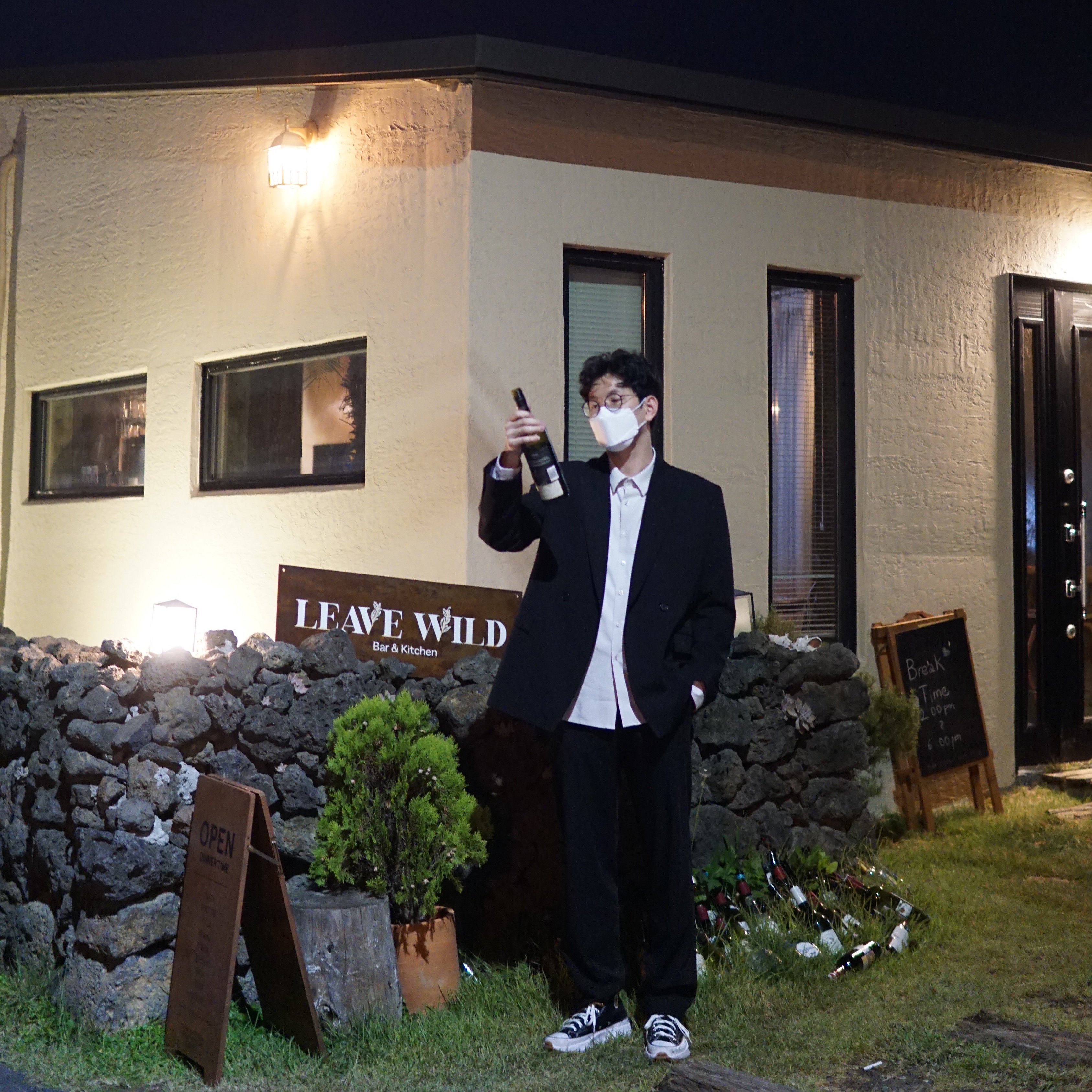 Converse Run Star Hike Hi Black White Gum 착용 스타일