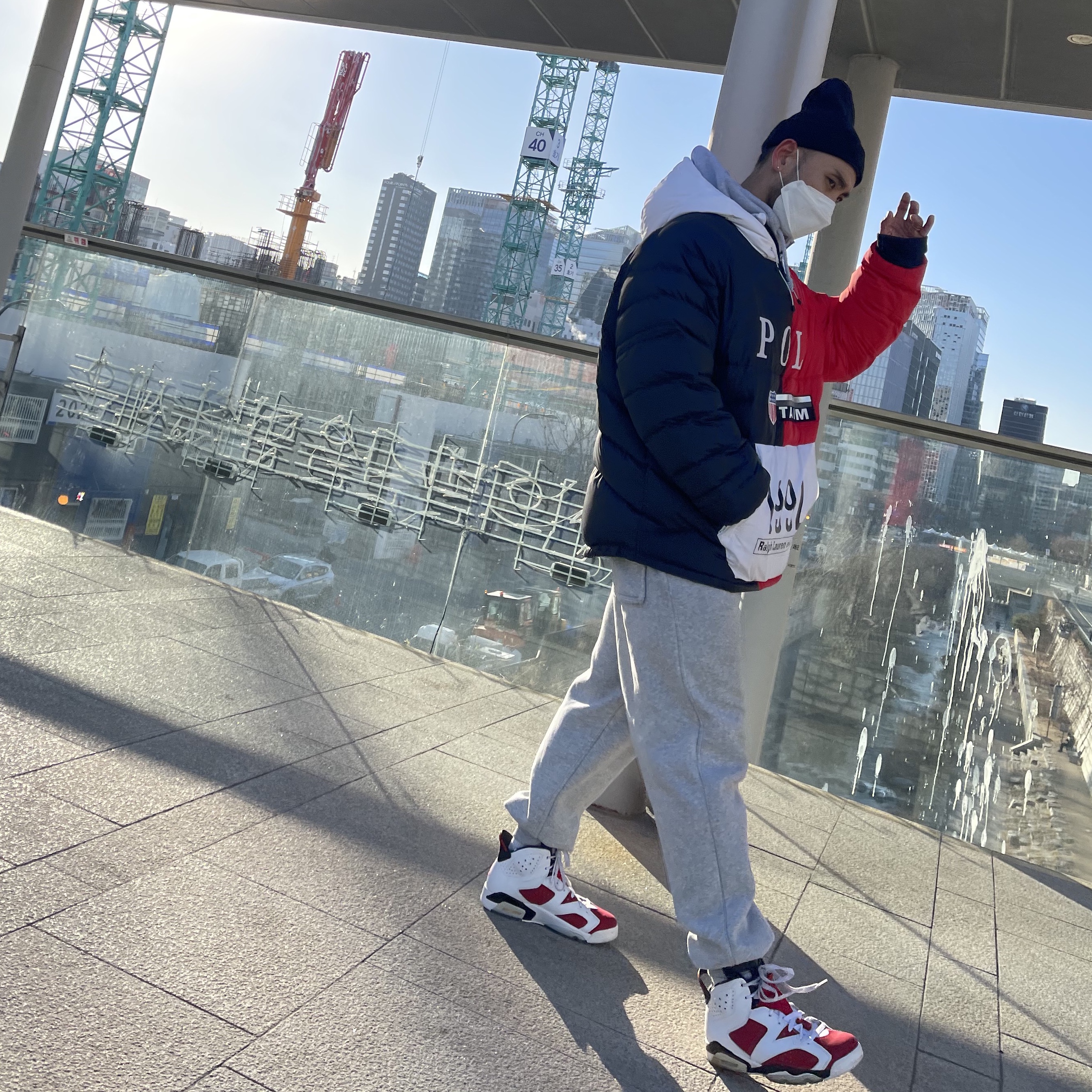 Jordan 6 Retro Carmine 2014 착용 스타일 - 2