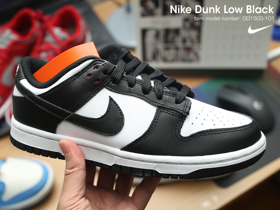 (W) Nike Dunk Low Black 착용 스타일 - 2