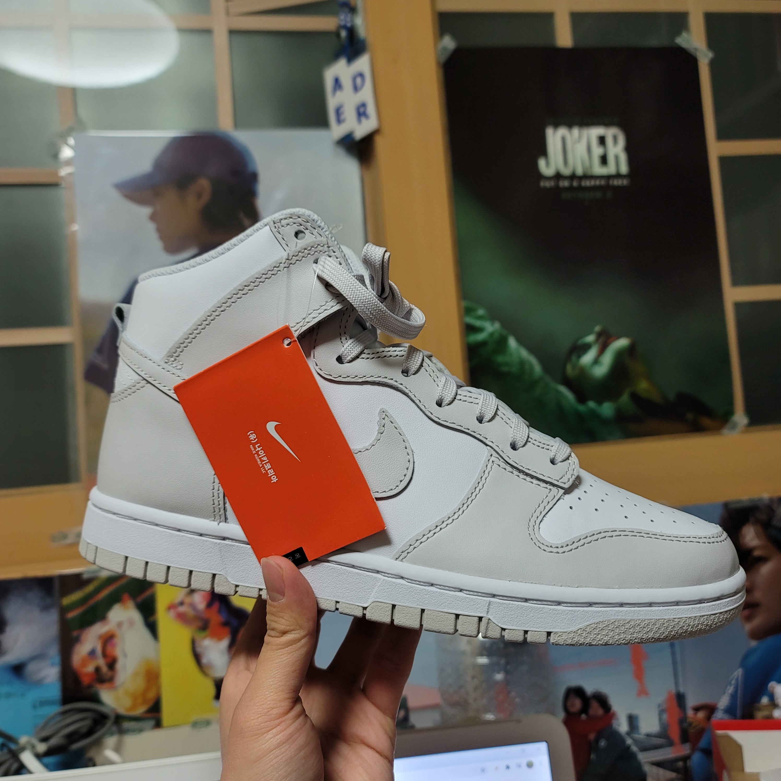 Nike Dunk High Retro Vast Grey 착용 스타일