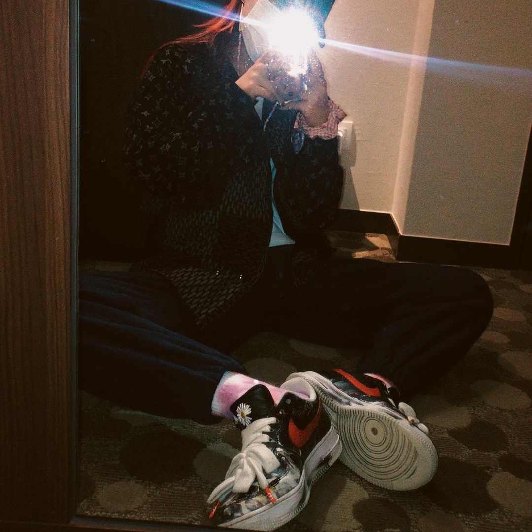Nike x Peaceminusone Air Force 1 Low Para-Noise 착용 스타일 - 1
