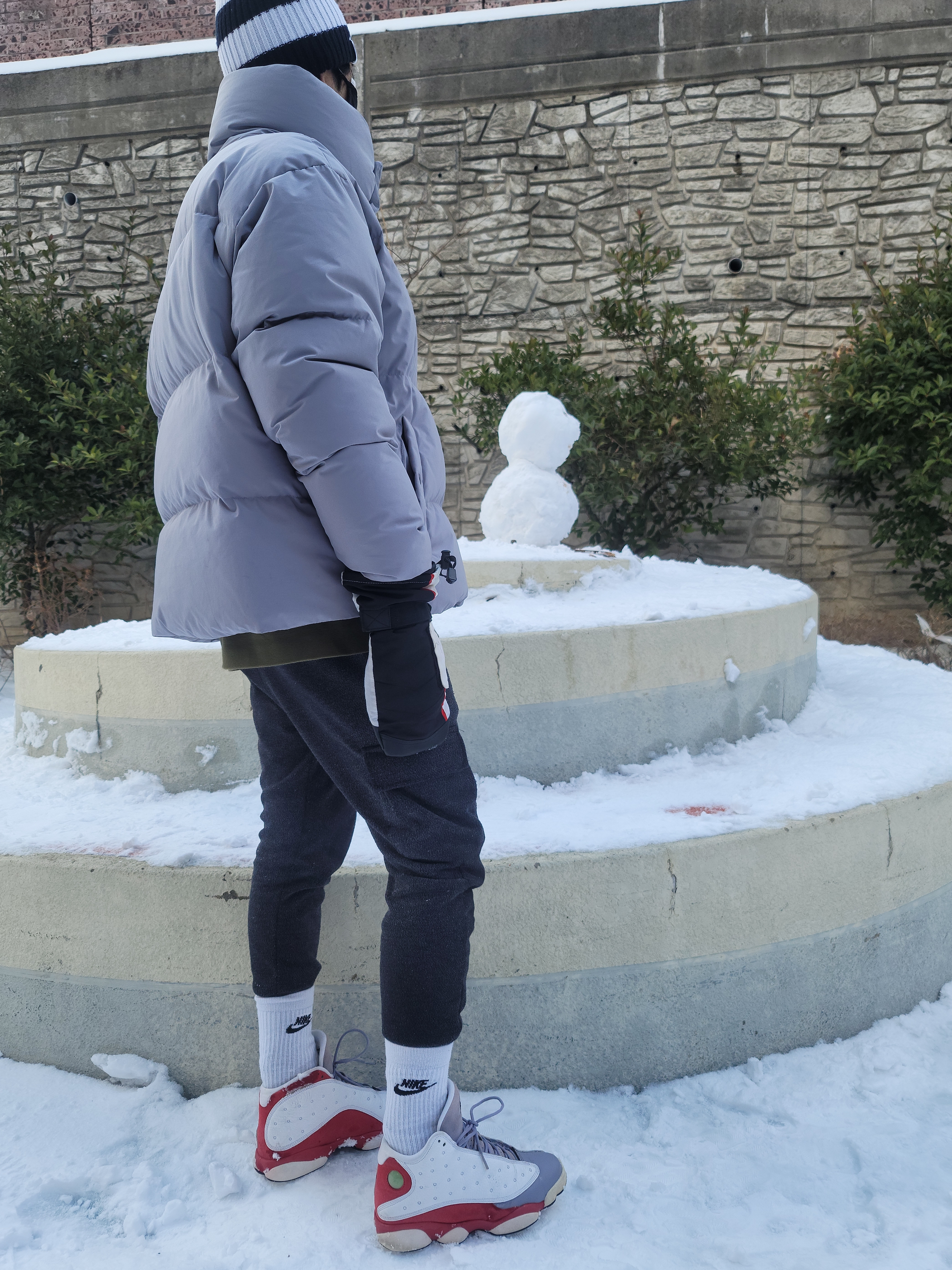 Jordan 13 Retro Grey Toe 2014 착용 스타일