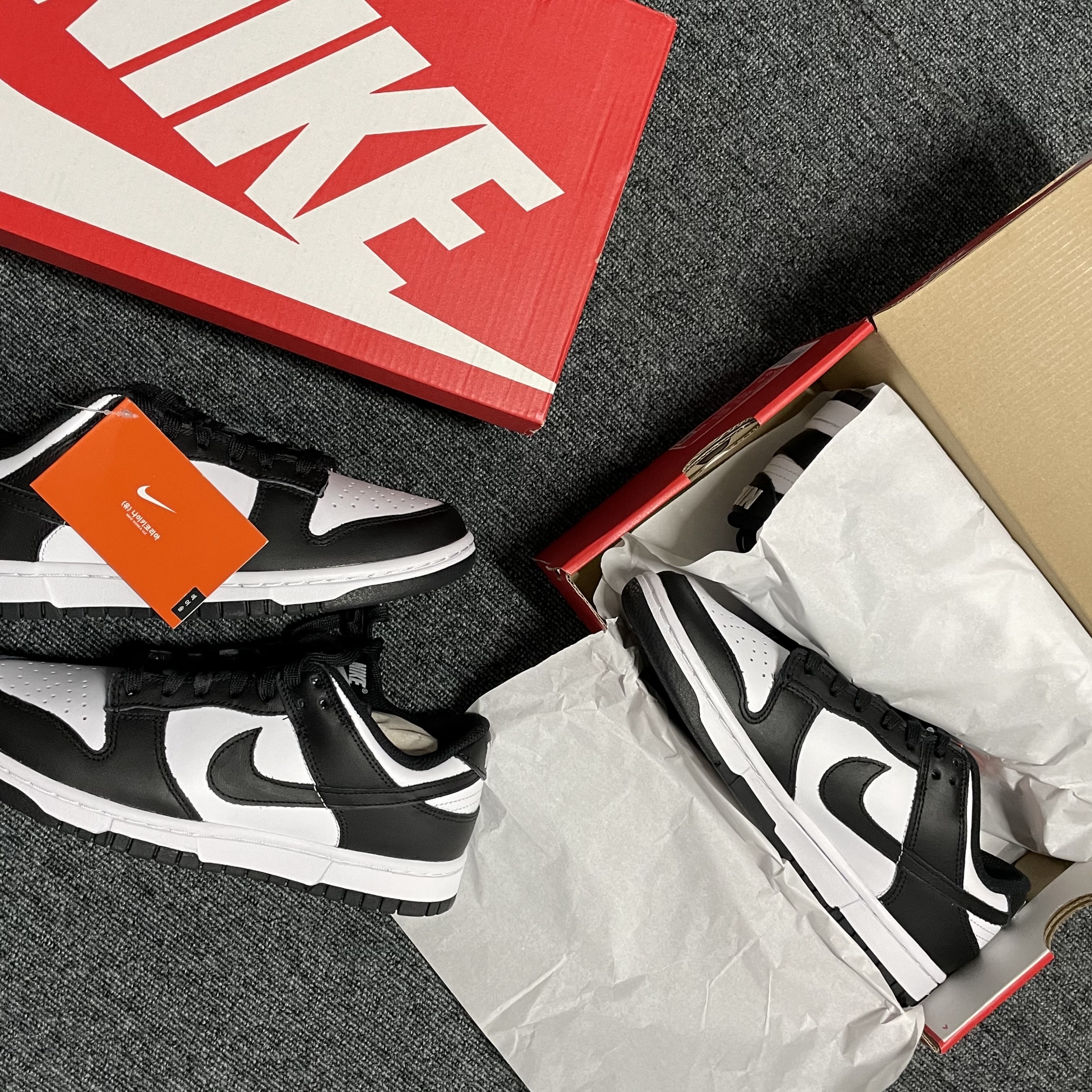 (W) Nike Dunk Low Black 착용 스타일