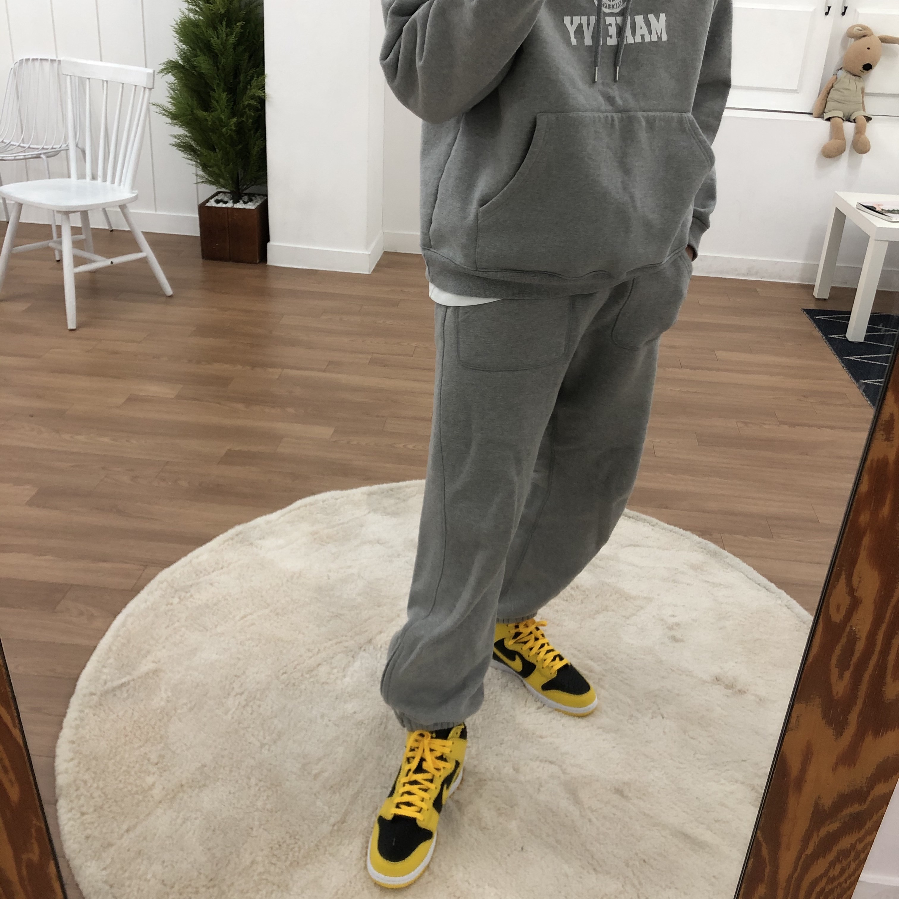 Nike Dunk High SP Varsity Maize 착용 스타일 - 4