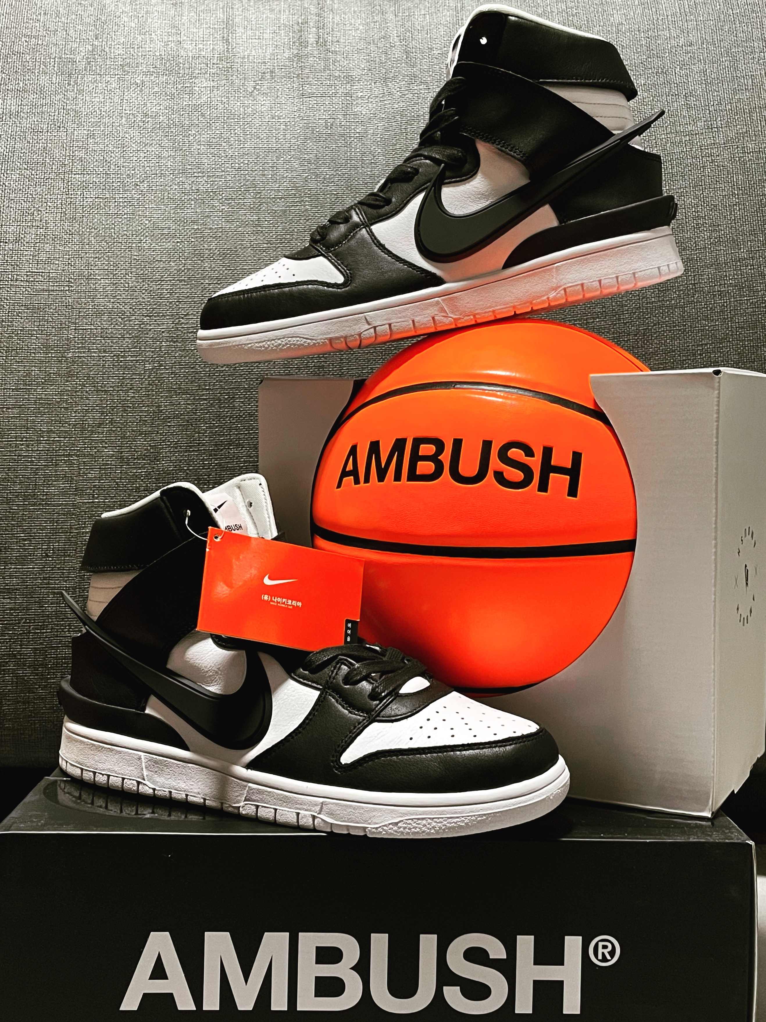 Nike x Ambush Dunk High Black, Nike x Ambush NBA Collection Nets Basketball 착용 스타일