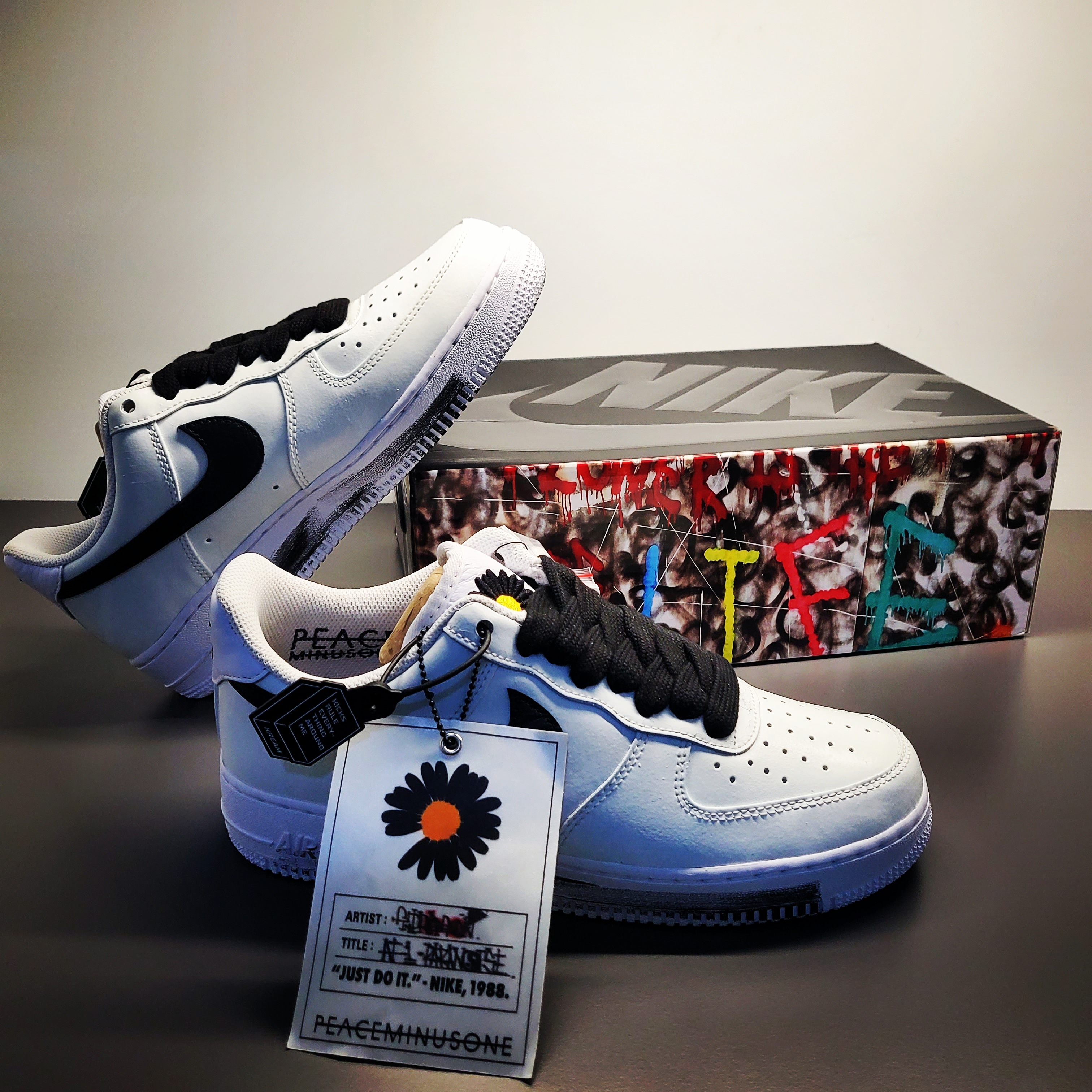 Nike x Peaceminusone Air Force 1 Low Para-Noise 2.0 착용 스타일