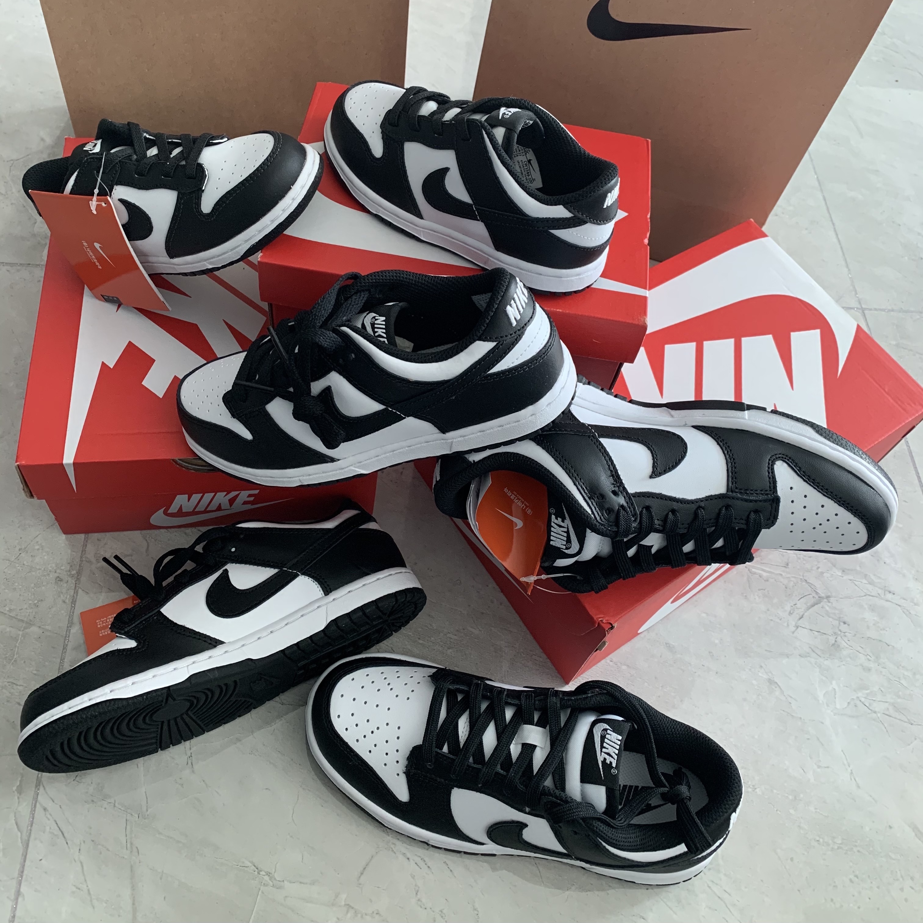 (W) Nike Dunk Low Black, (PS) Nike Dunk Low Black 착용 스타일