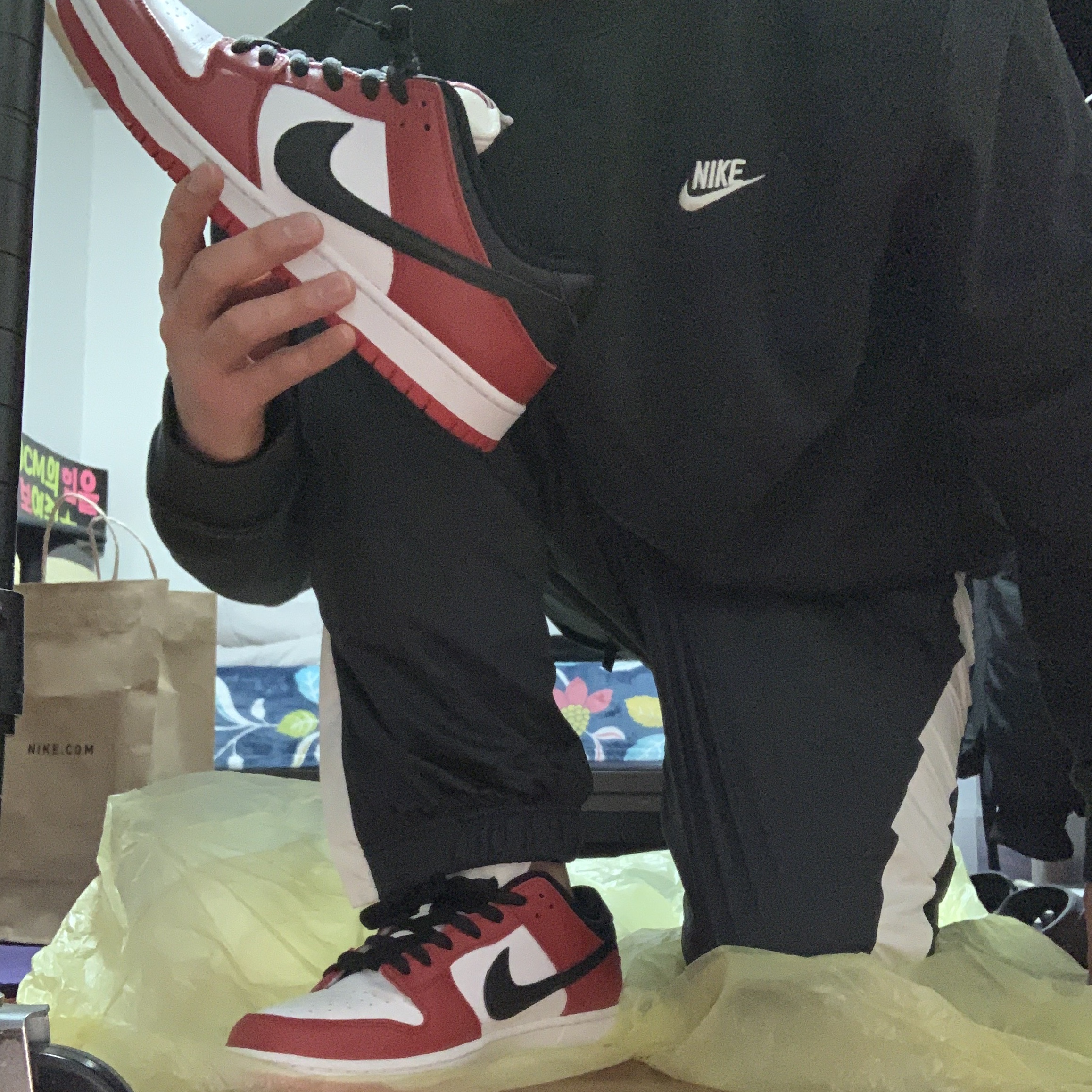 Nike SB Dunk Low Pro Chicago 착용 스타일