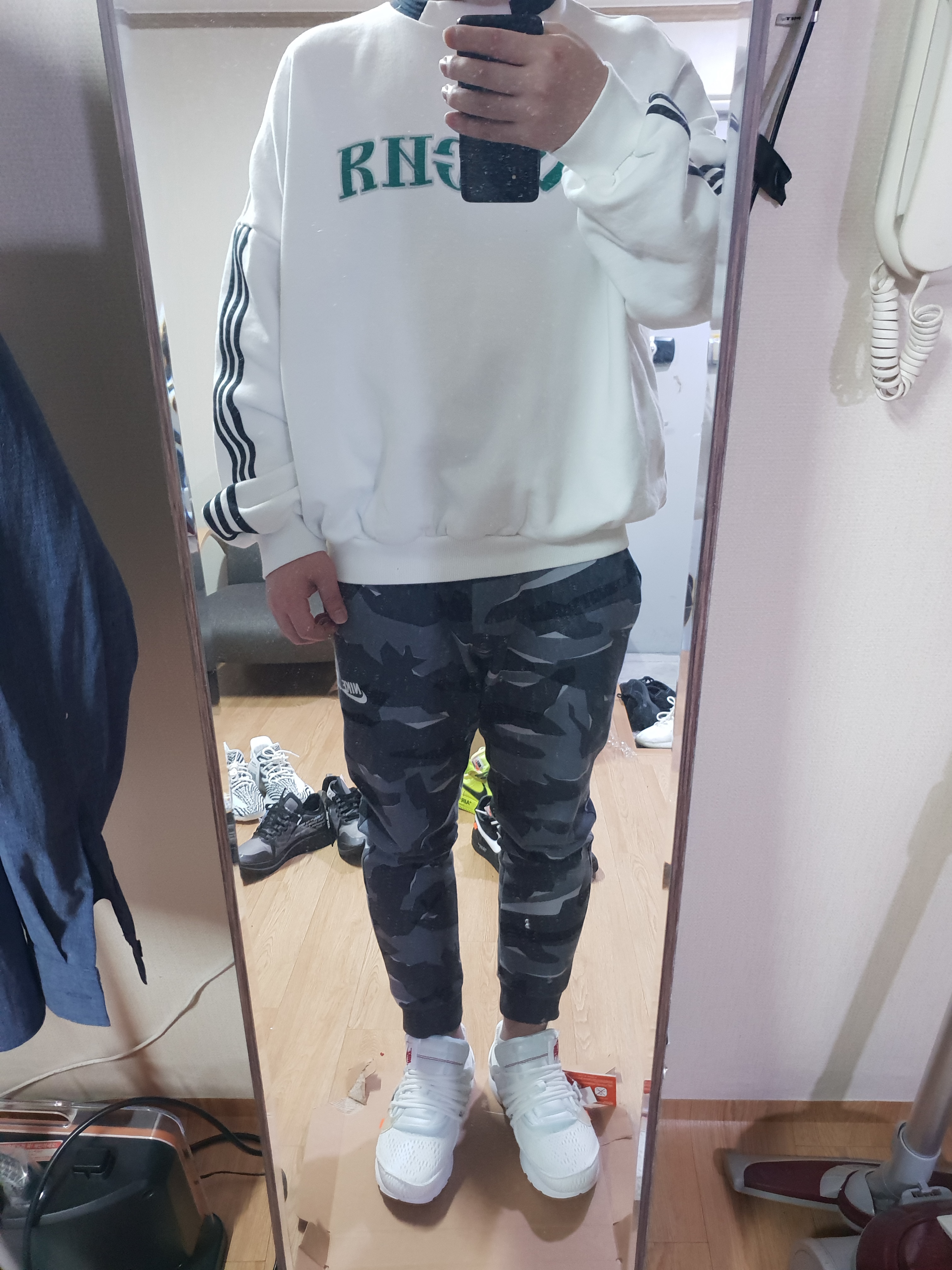 Nike x Off-White Air Presto White 착용 스타일