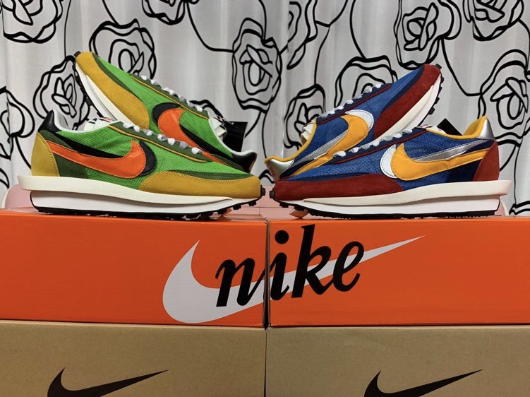 Nike x Sacai LDWaffle Green Multi 착용 스타일