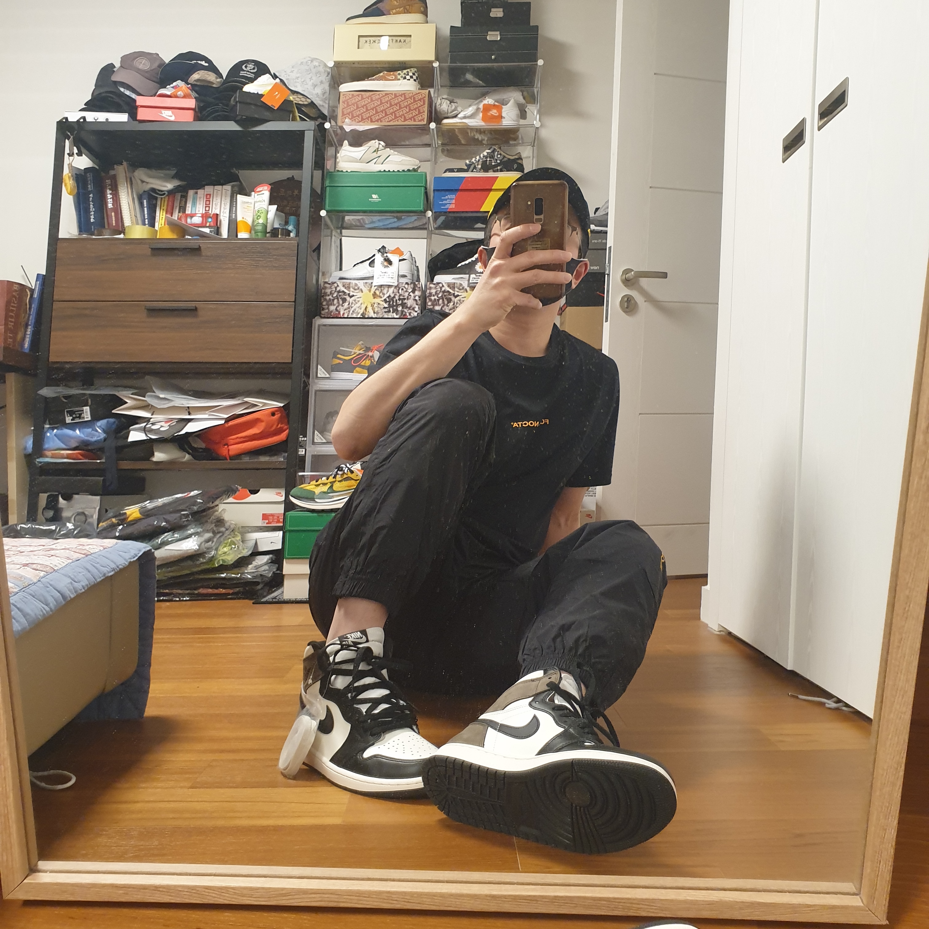 Nike x Drake Nocta Essential Cap Black, Nike x Drake Nocta Essential Track Pants Black - US/EU 착용 스타일 - 3