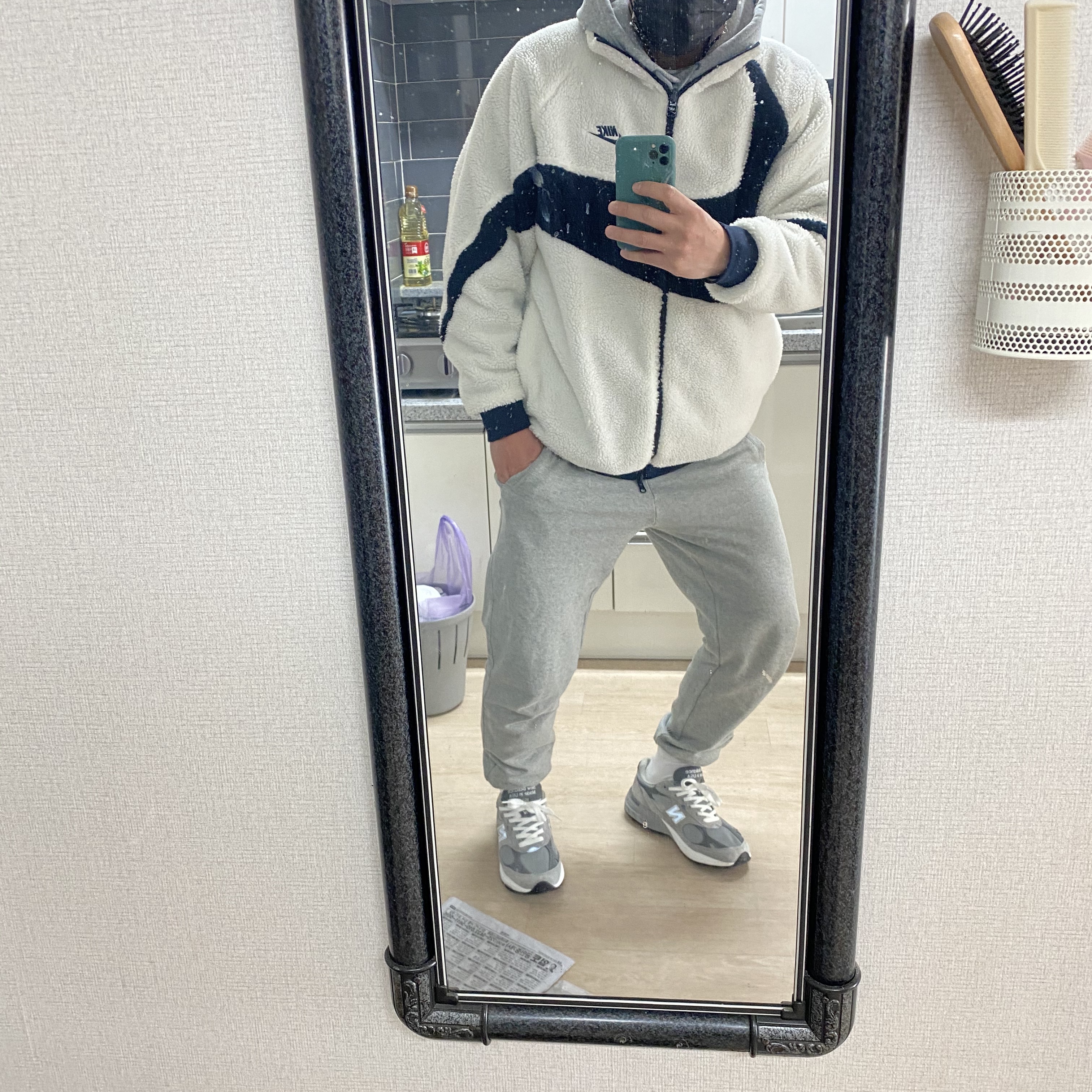 New Balance 993 Made in USA Grey - D Standard 착용 스타일