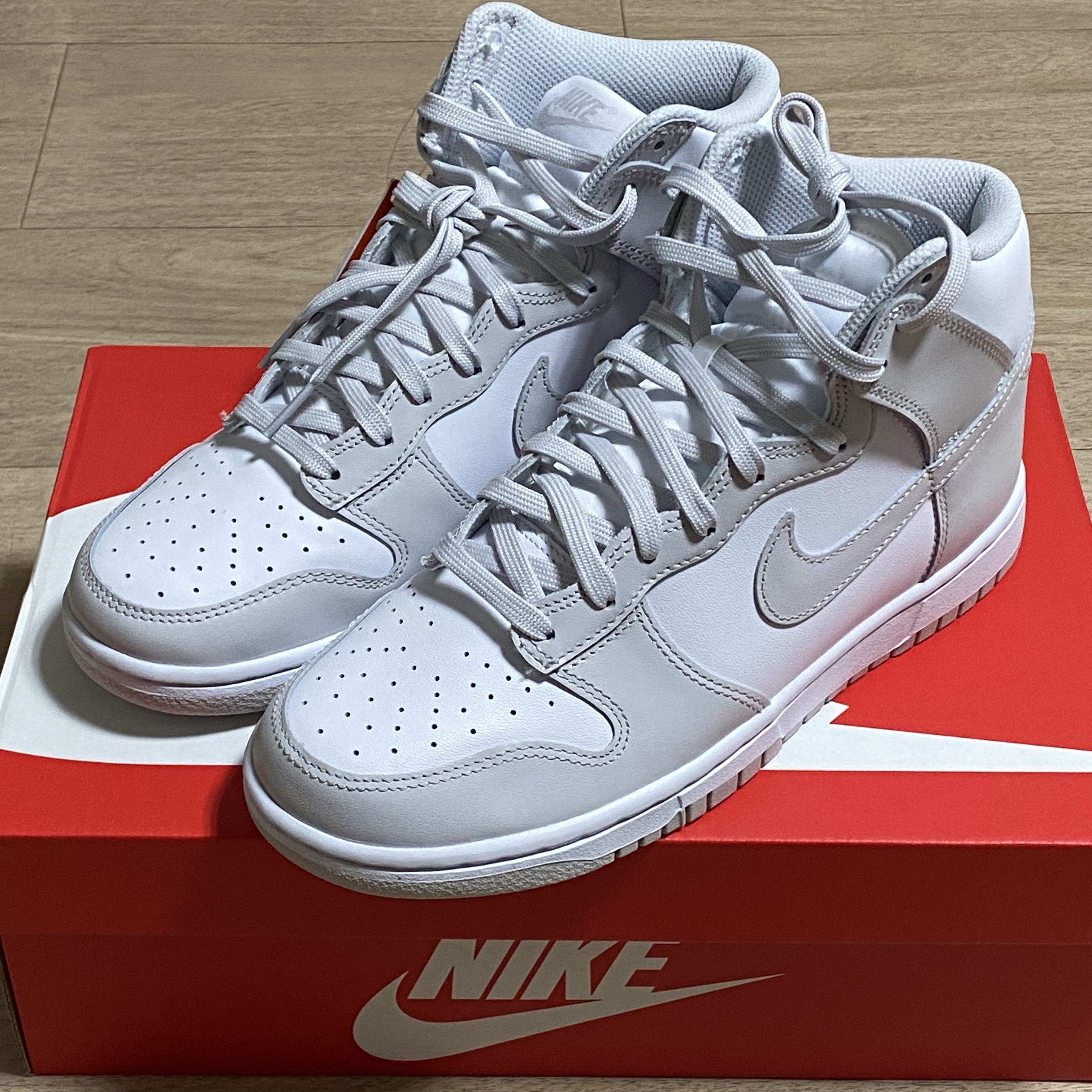Nike Dunk High Retro Vast Grey 착용 스타일