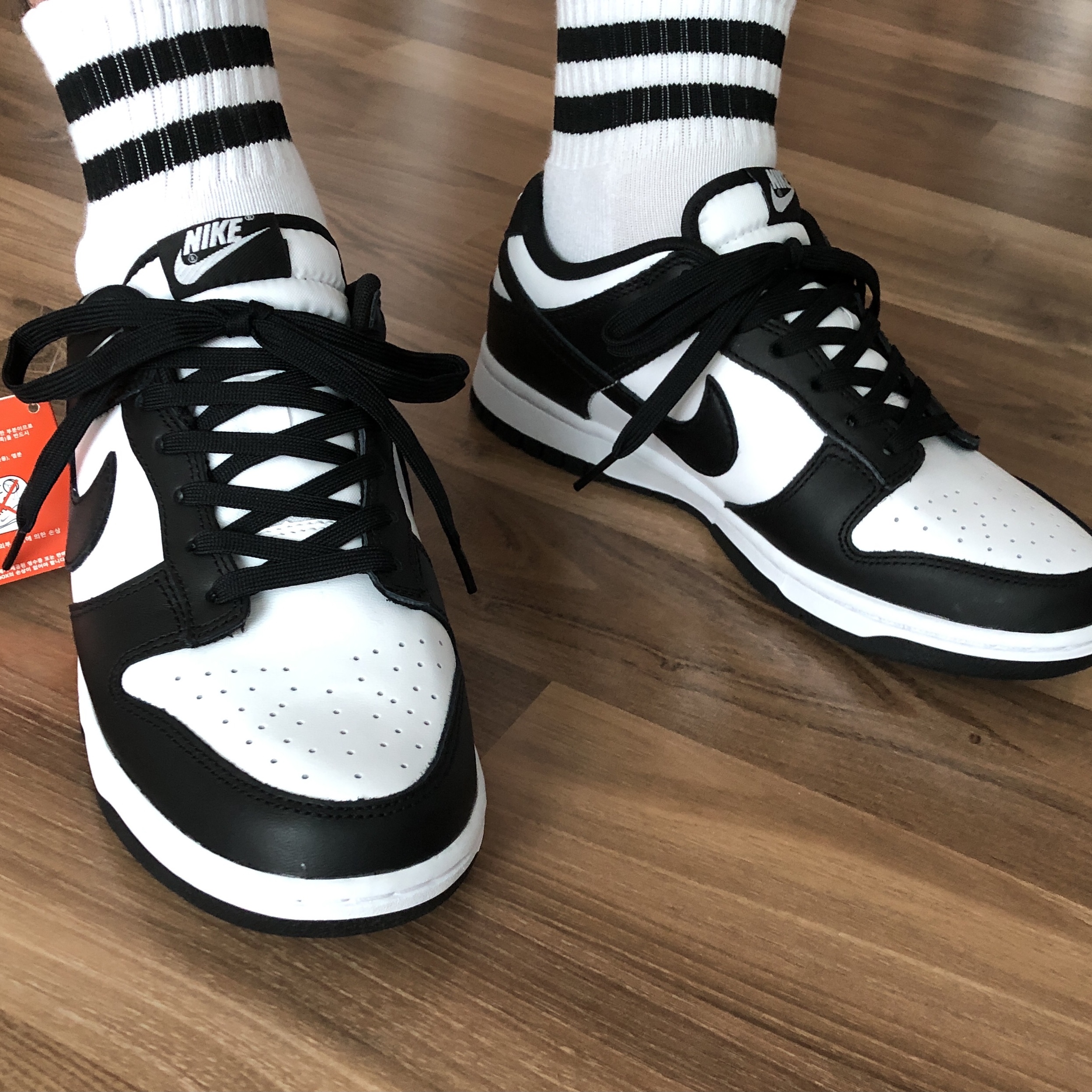 Nike Dunk Low Retro Black 착용 스타일