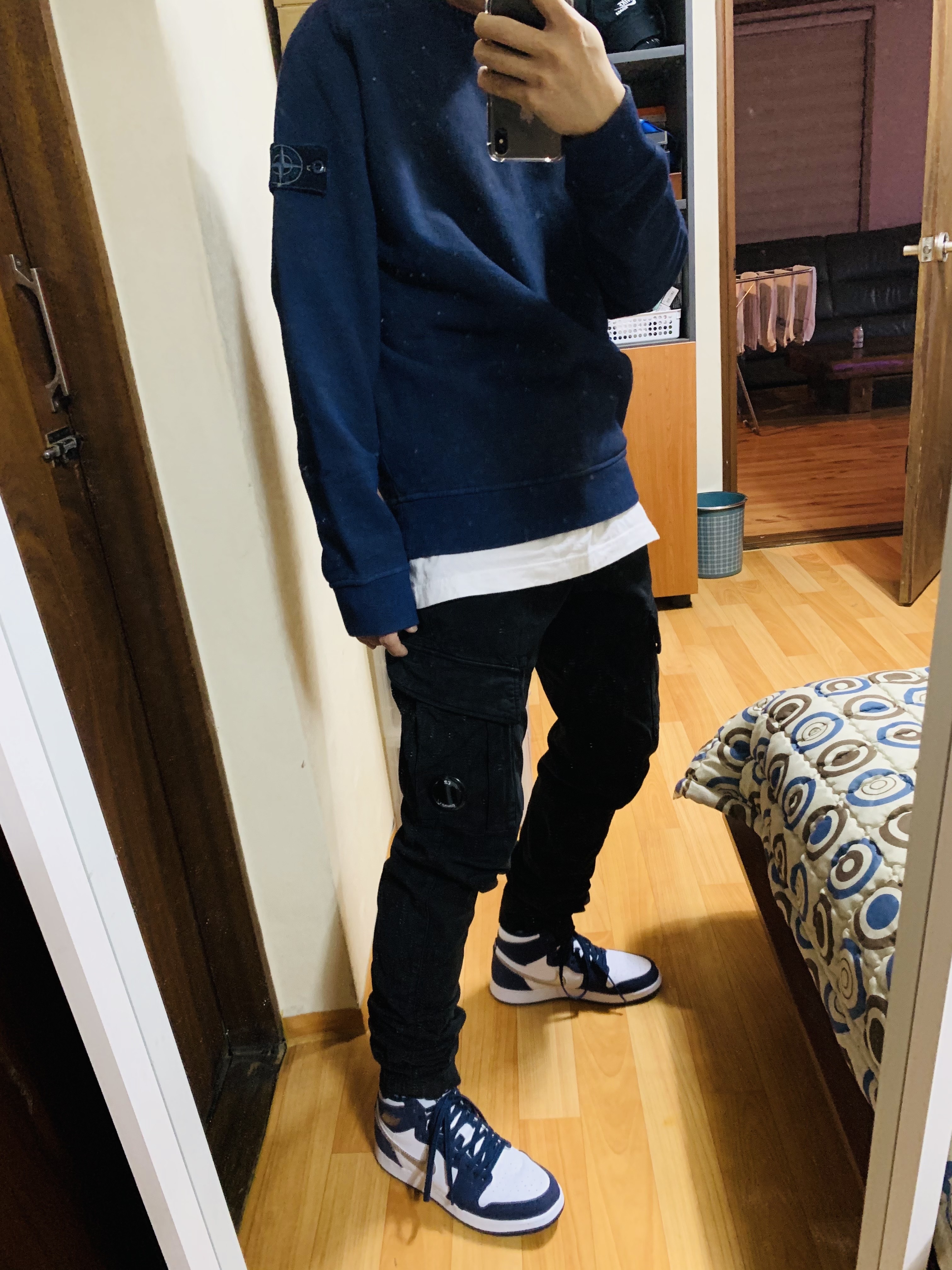 (GS) Jordan 1 Retro High OG CO.JP Midnight Navy 착용 스타일