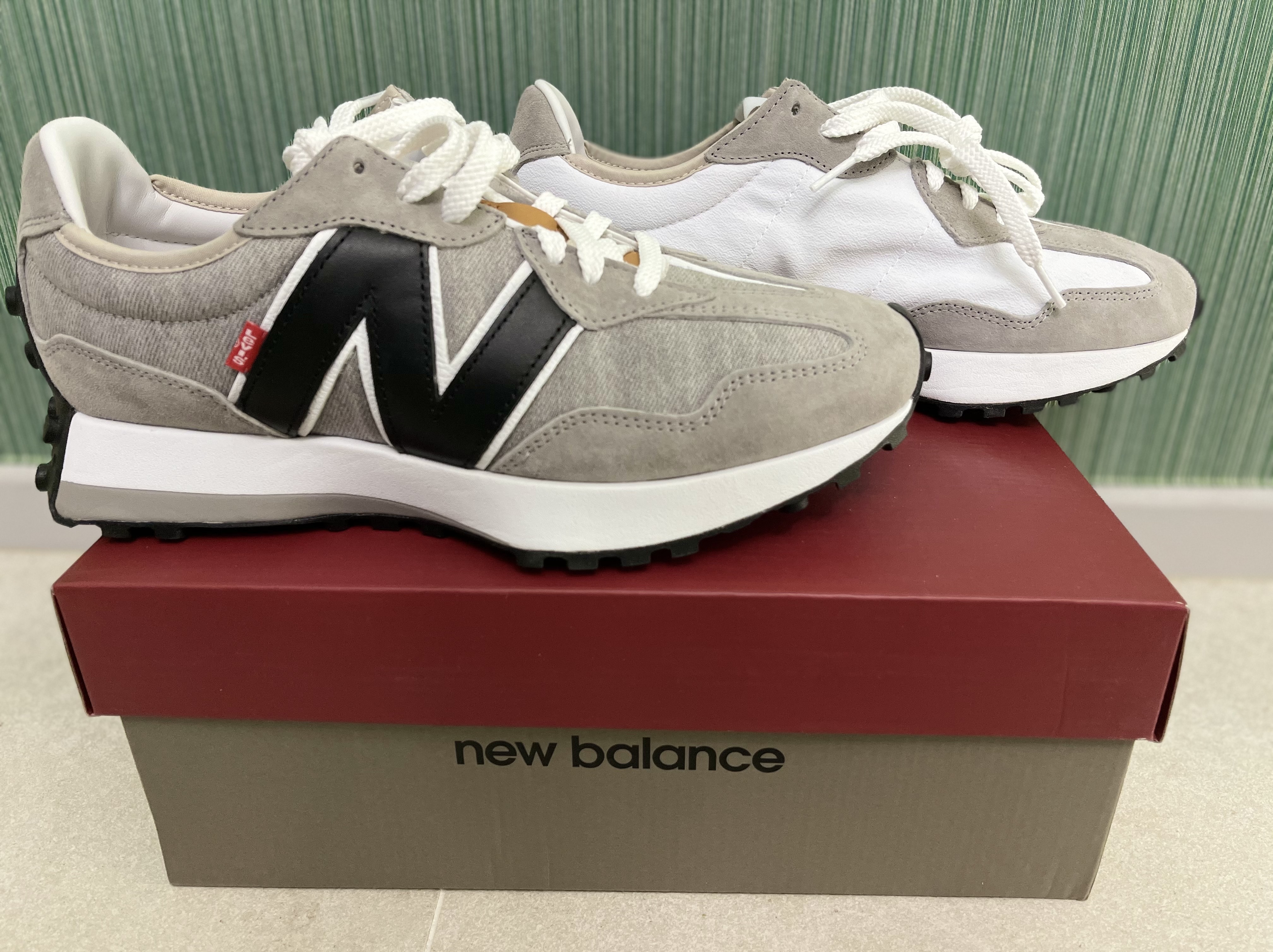 New Balance x Levi's 327 Grey (Levi's Tag) 착용 스타일 - 2