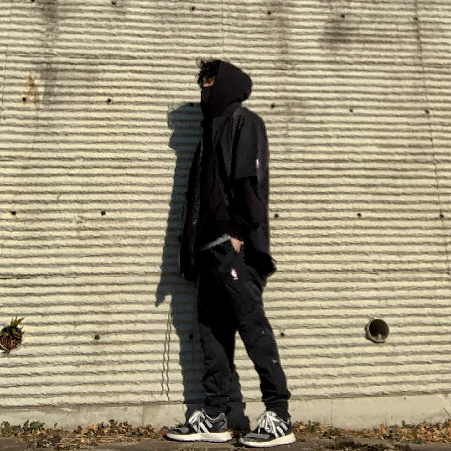 Nike x Fear of God Warm Up Pants Off Noir, Nike x Fear of God Warm Up Top Off Noir 착용 스타일