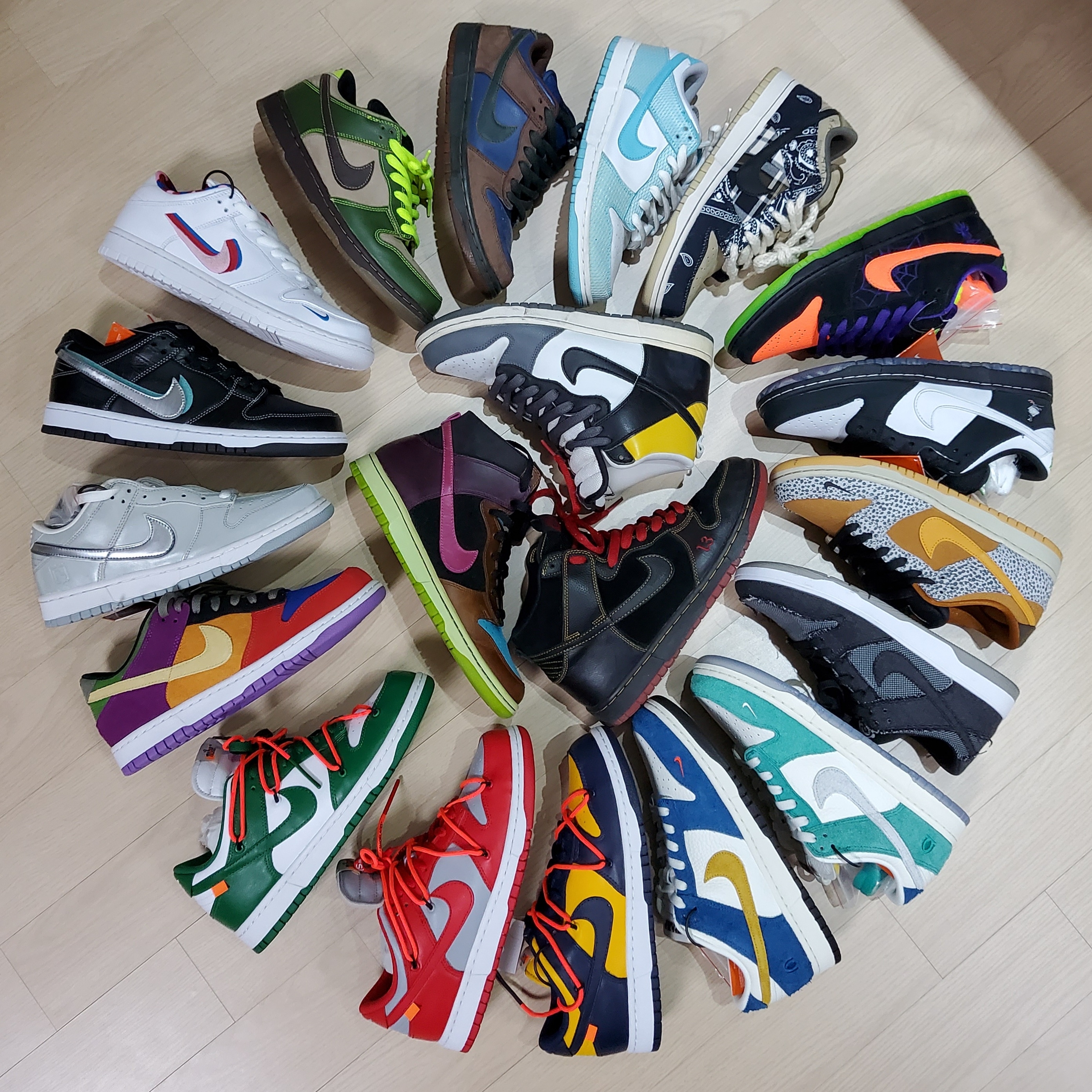 Nike Dunk Low Pro SB Jedi, Nike x Undefeated Dunk High Nl 착용 스타일
