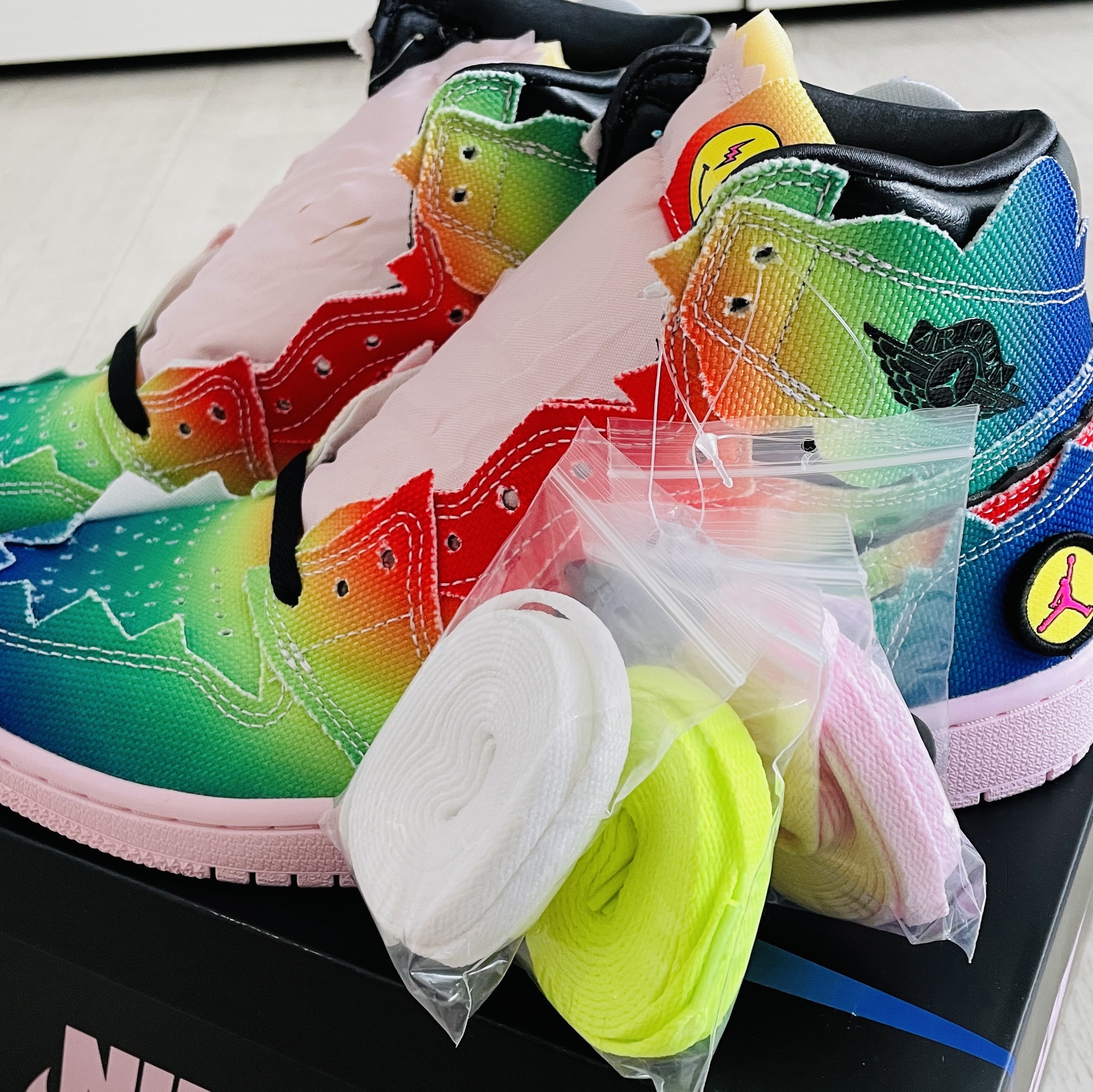 Jordan 1 x J Balvin Retro High OG 착용 스타일 - 3