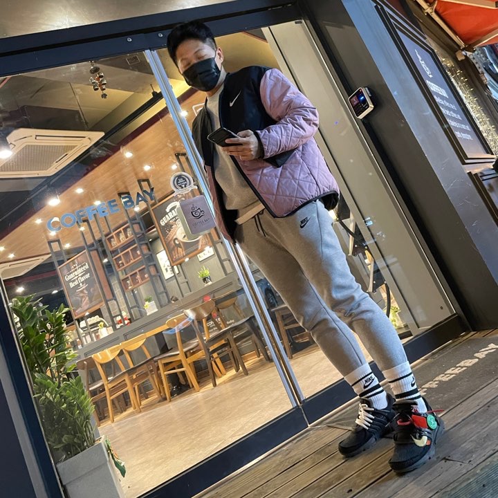 Nike x Off-White Air Presto Black 착용 스타일