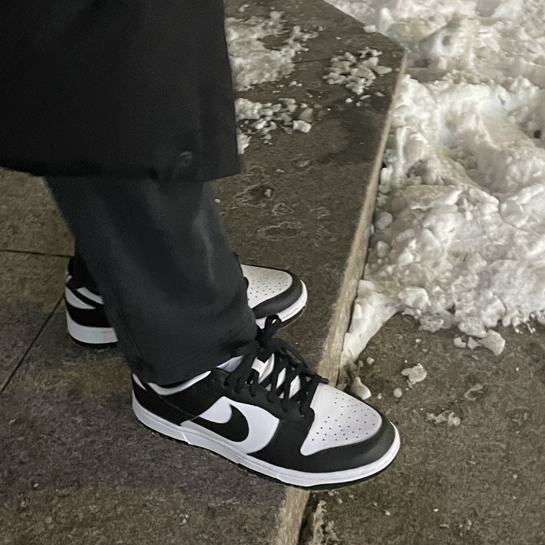 (W) Nike Dunk Low Black, Nike Dunk Low Retro Black 착용 스타일