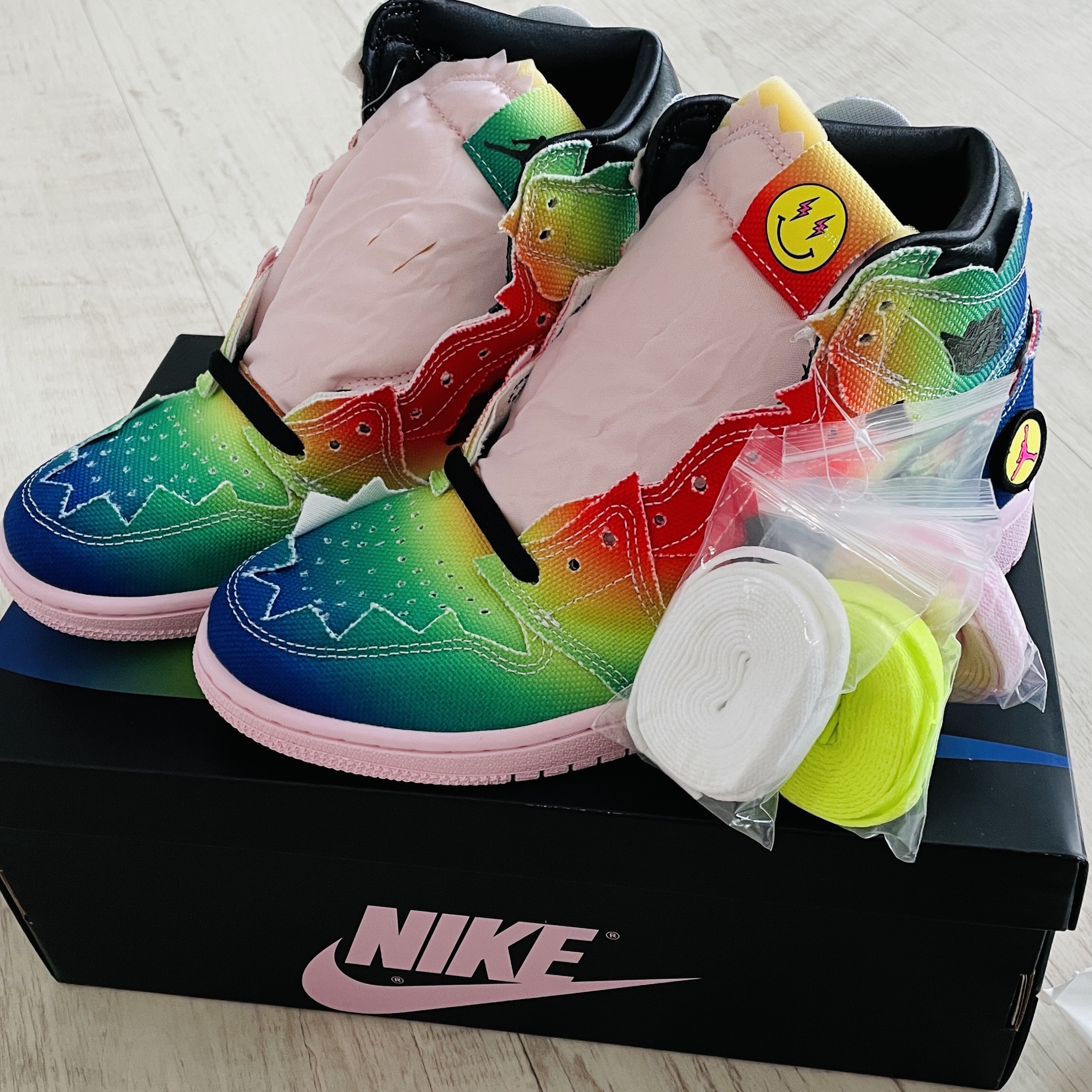 Jordan 1 x J Balvin Retro High OG 착용 스타일 - 1