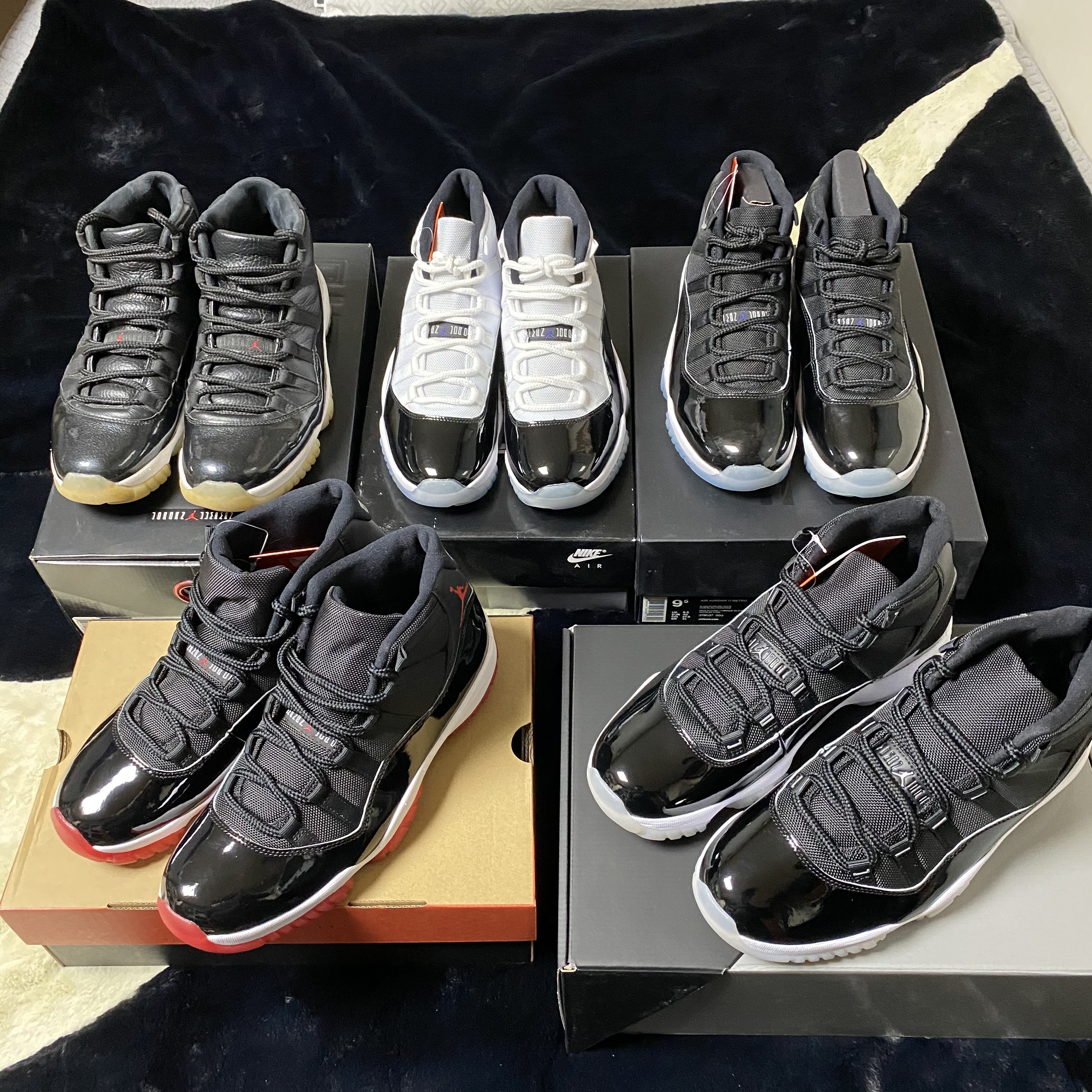 Jordan 11 Retro Jubilee, Jordan 11 Retro Bred 2019 착용 스타일
