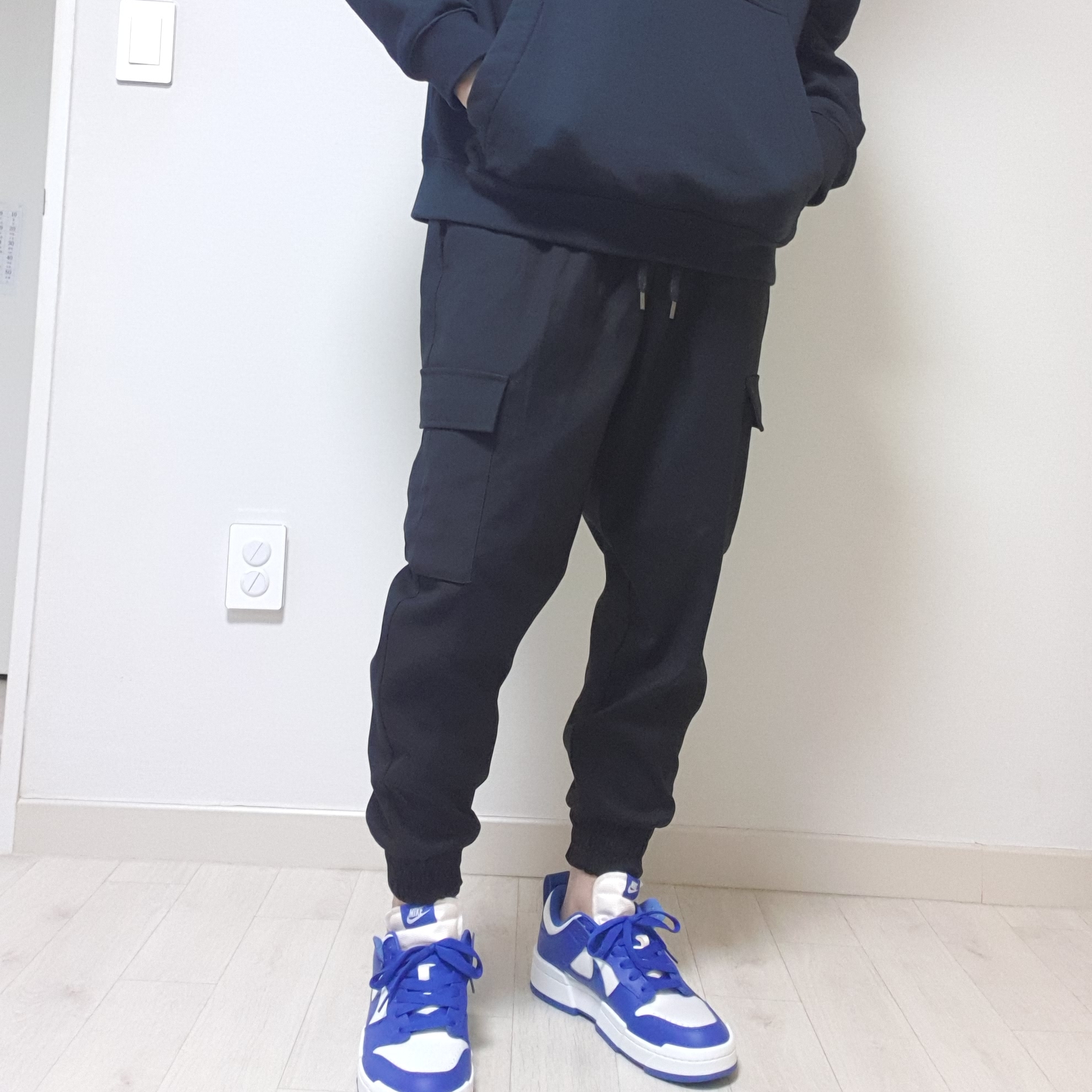 (W) Nike Dunk Low Disrupt Game Royal 착용 스타일