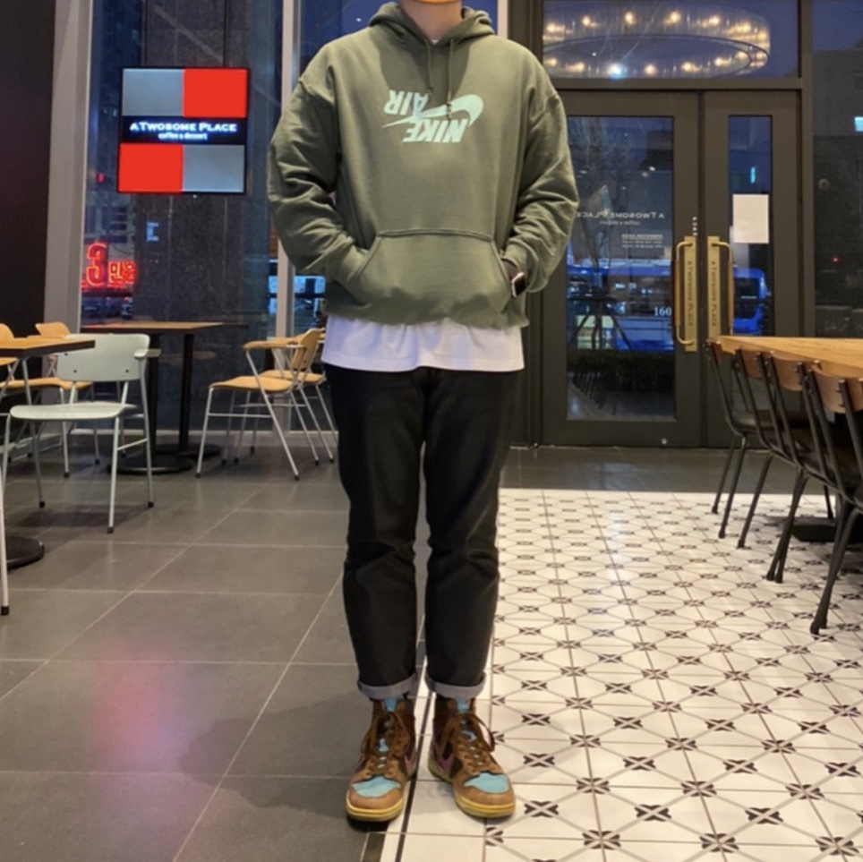 Nike x Undefeated Dunk High Nl 착용 스타일