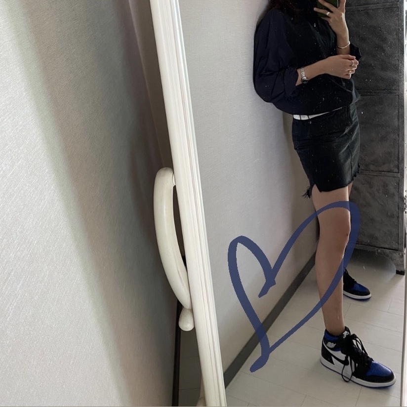 Jordan 1 Retro High OG Royal Toe 착용 스타일 - 3