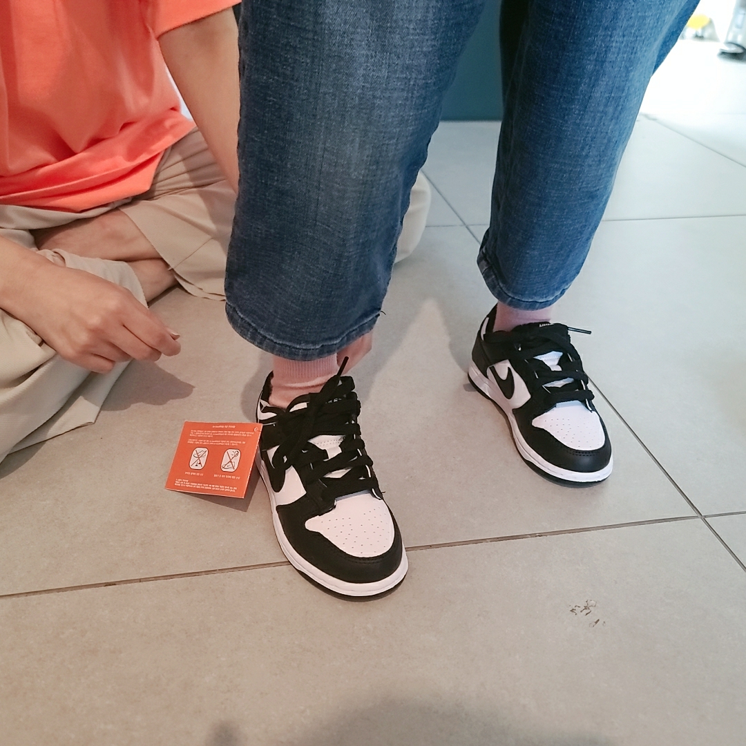 (PS) Nike Dunk Low Black 착용 스타일 - 2