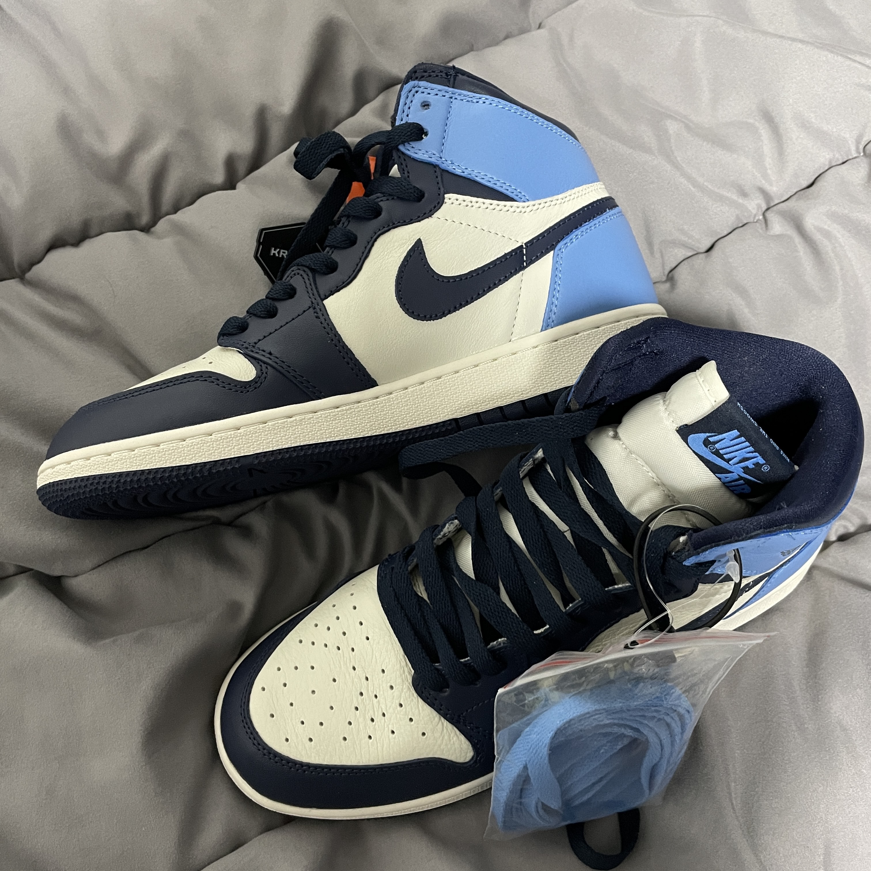 (GS) Jordan 1 Retro High Obsidian UNC 착용 스타일