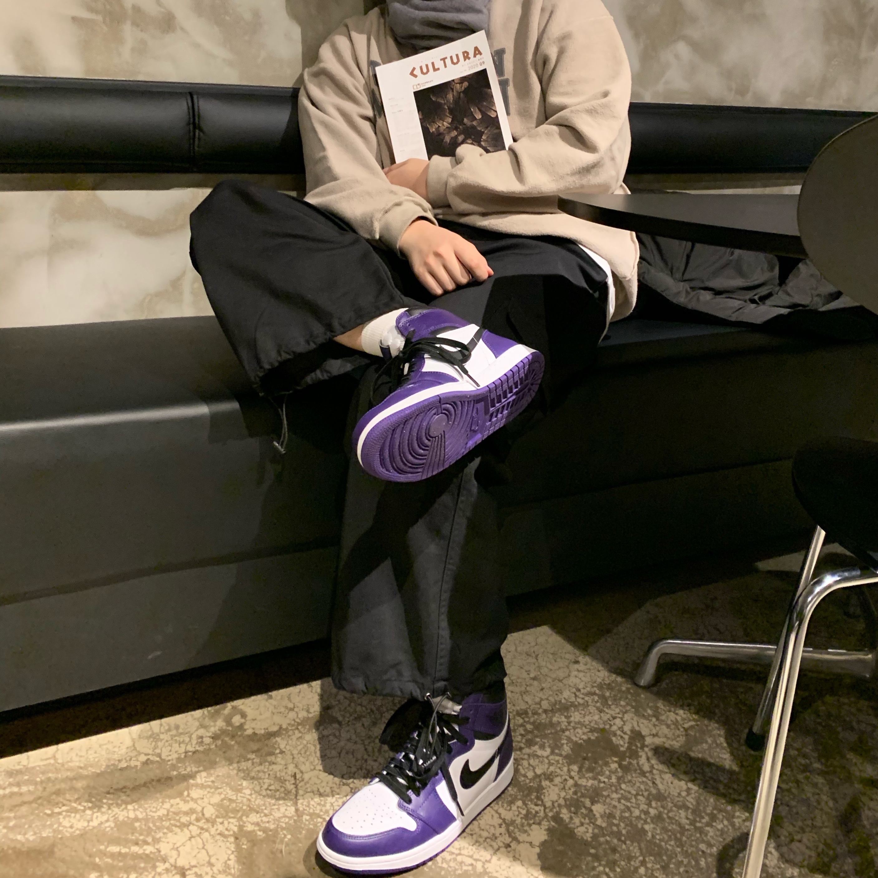 Jordan 1 Retro High OG Court Purple 2020 착용 스타일