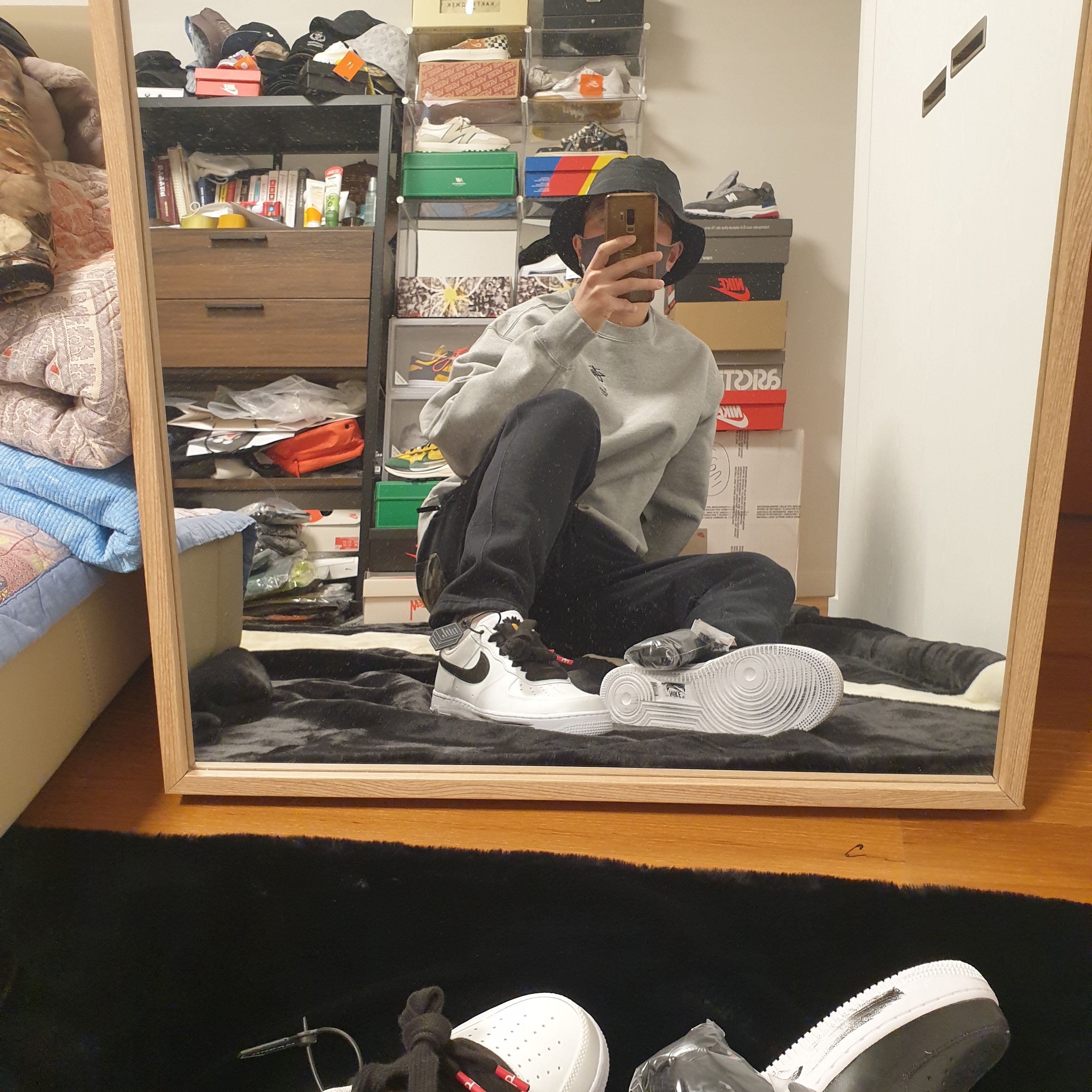 Nike x Peaceminusone Air Force 1 Low Para-Noise 2.0, Nike x Peaceminusone Air Force 1 Low Para-Noise 착용 스타일 - 3