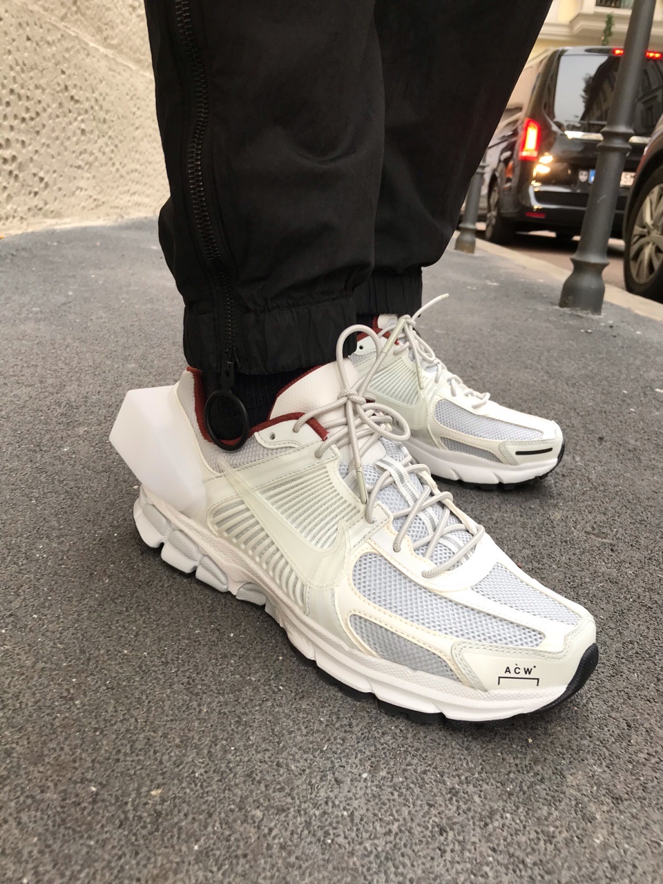 Nike x A-Cold-Wall Zoom Vomero 5 Sail 착용 스타일 - 2