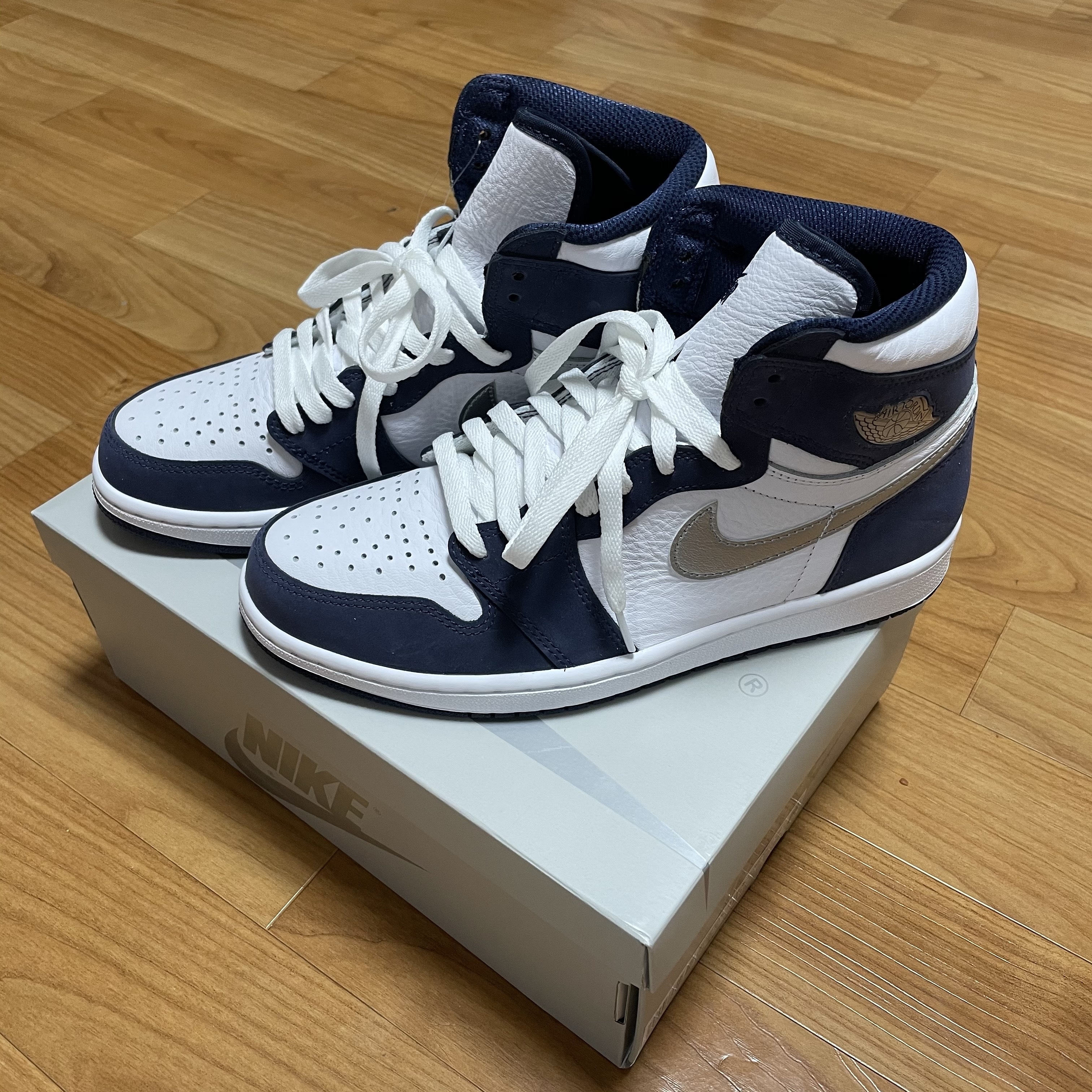 Jordan 1 Retro High OG CO.JP Midnight Navy 착용 스타일