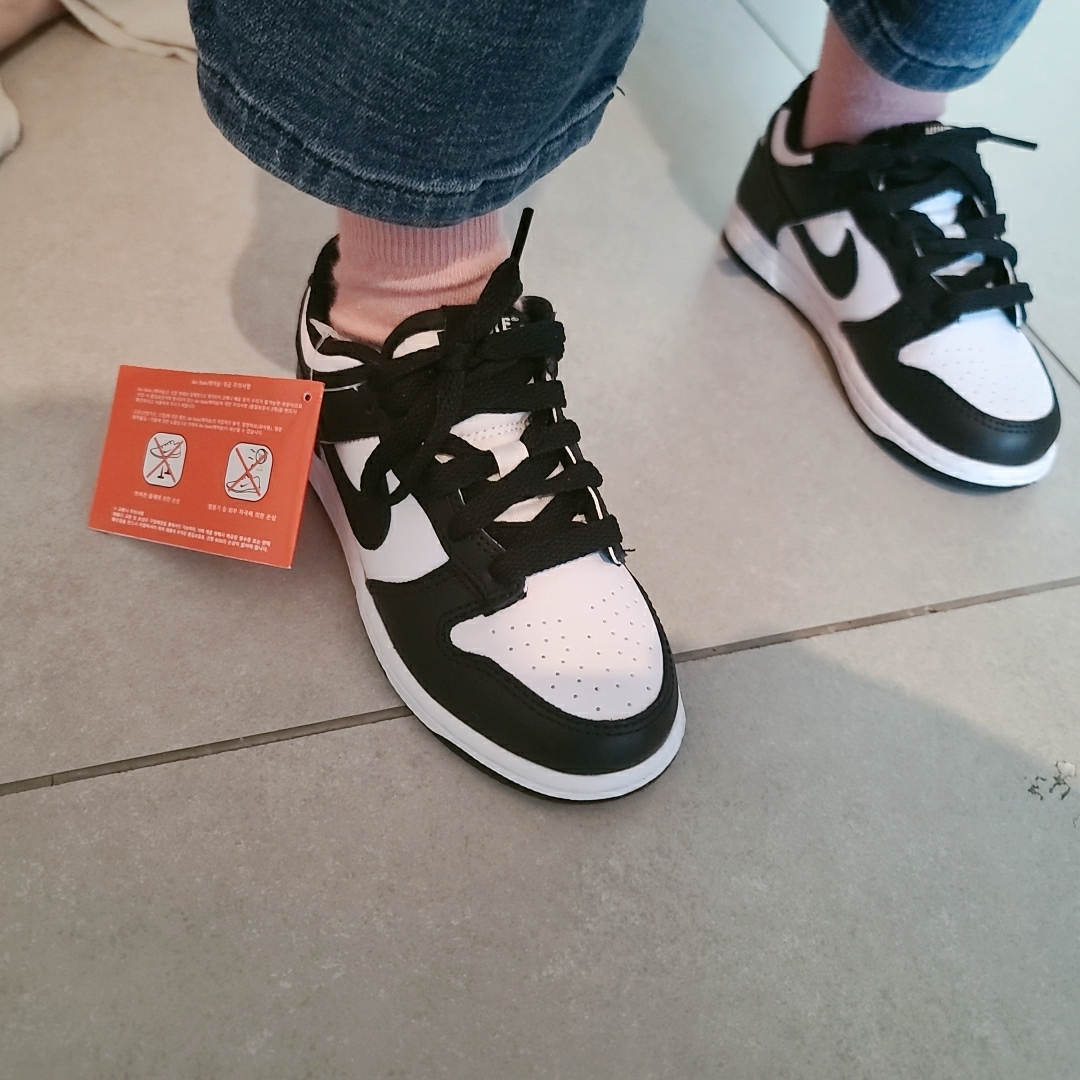 (PS) Nike Dunk Low Black 착용 스타일 - 3