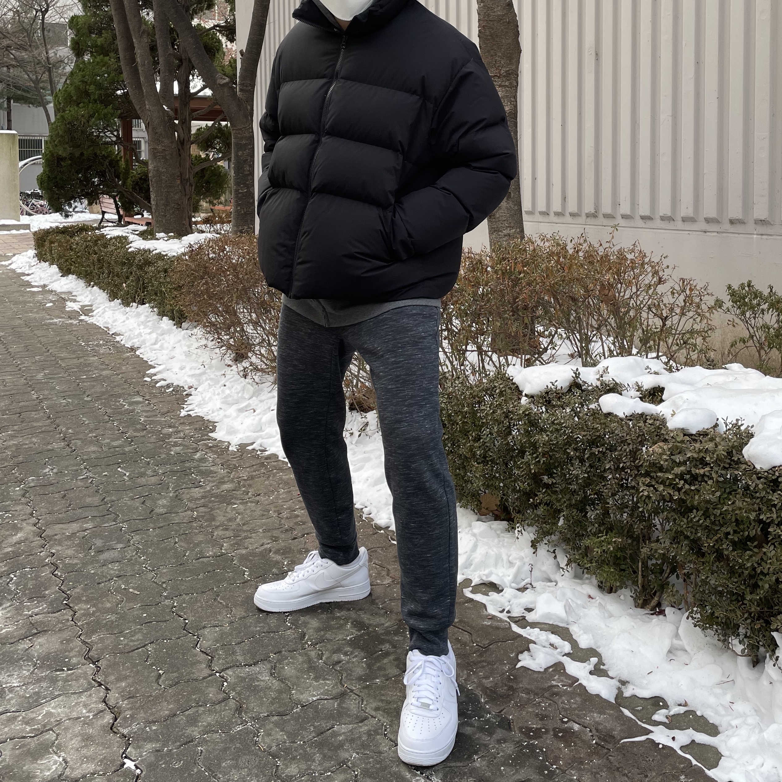 Nike Air Force 1 '07 Low White 착용 스타일